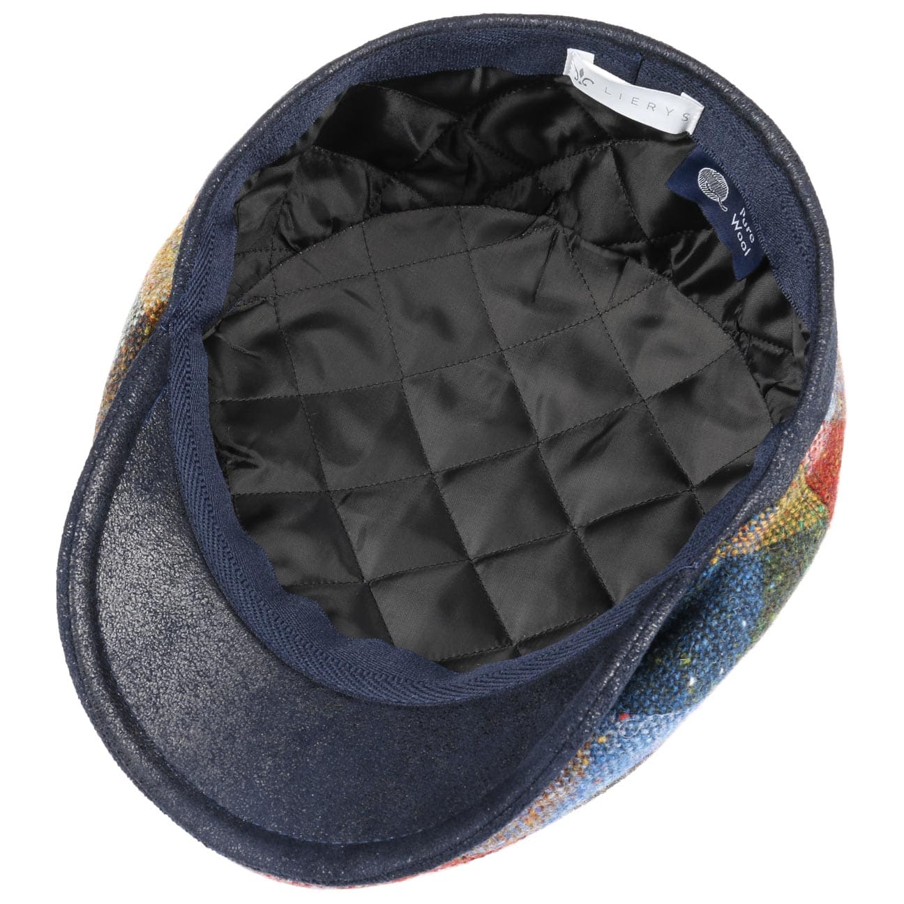 Lierys Finzi Tweed Flat Cap for Men - Classic British Style Newsboy Hat for Outdoor Activities, Travel & Casual Wear