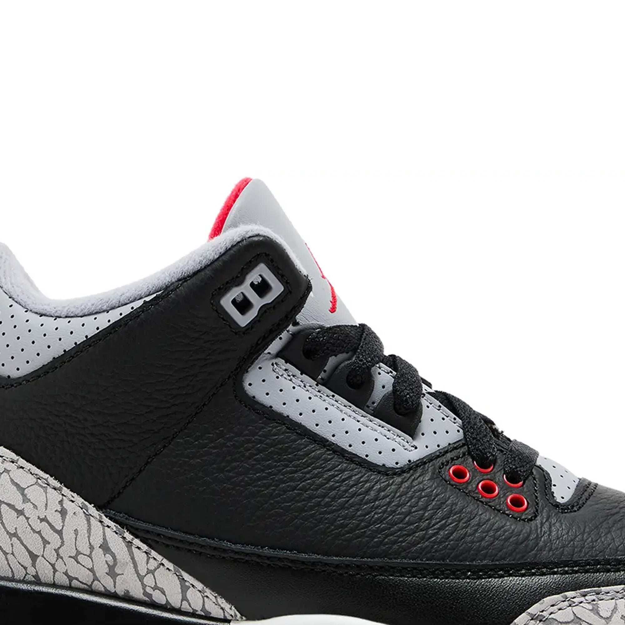 Air Jordan 3 Retro 'Black Cement' GS Sneakers (2024) - Men's Basketball Shoes for Court & Street Style | Perfect for NBA Games, Gym Workouts & Casual Fashion