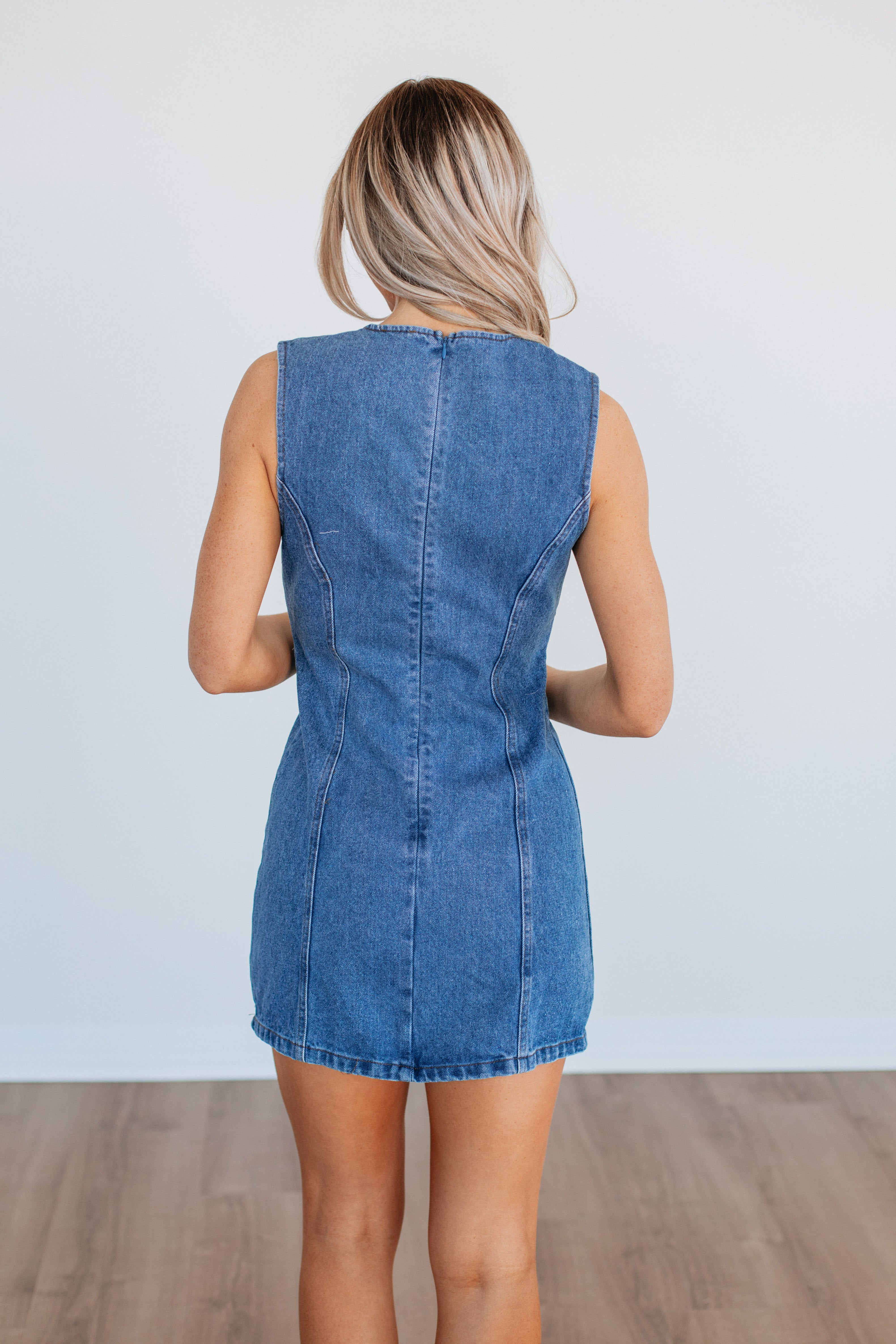 Stylish Women's Denim Dress - Casual & Comfortable Blue Jean Dress for Everyday Wear | Perfect for Outings, Dates & Office