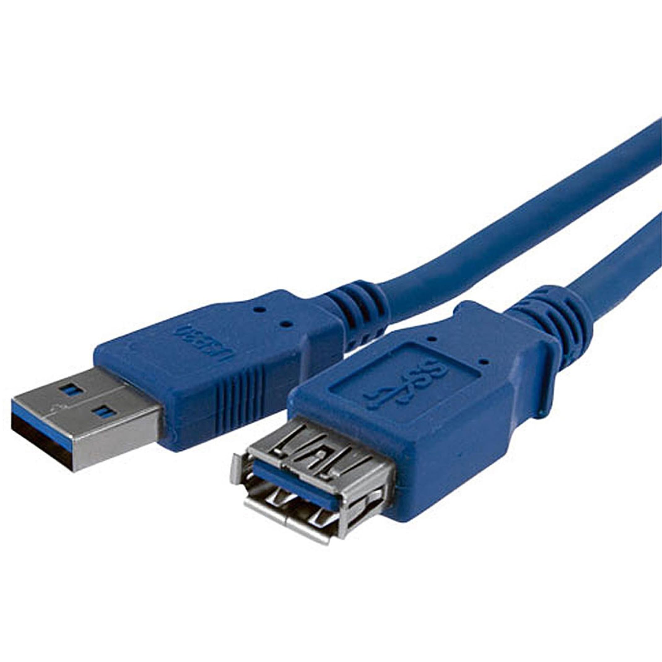 StarTech.com 1m USB 3.0 Extension Cable (Male to Female) - SuperSpeed Blue A to A Cable for Computer, Laptop, Printer & External Hard Drive | High-Speed Data Transfer & Charging | Home & Office Use