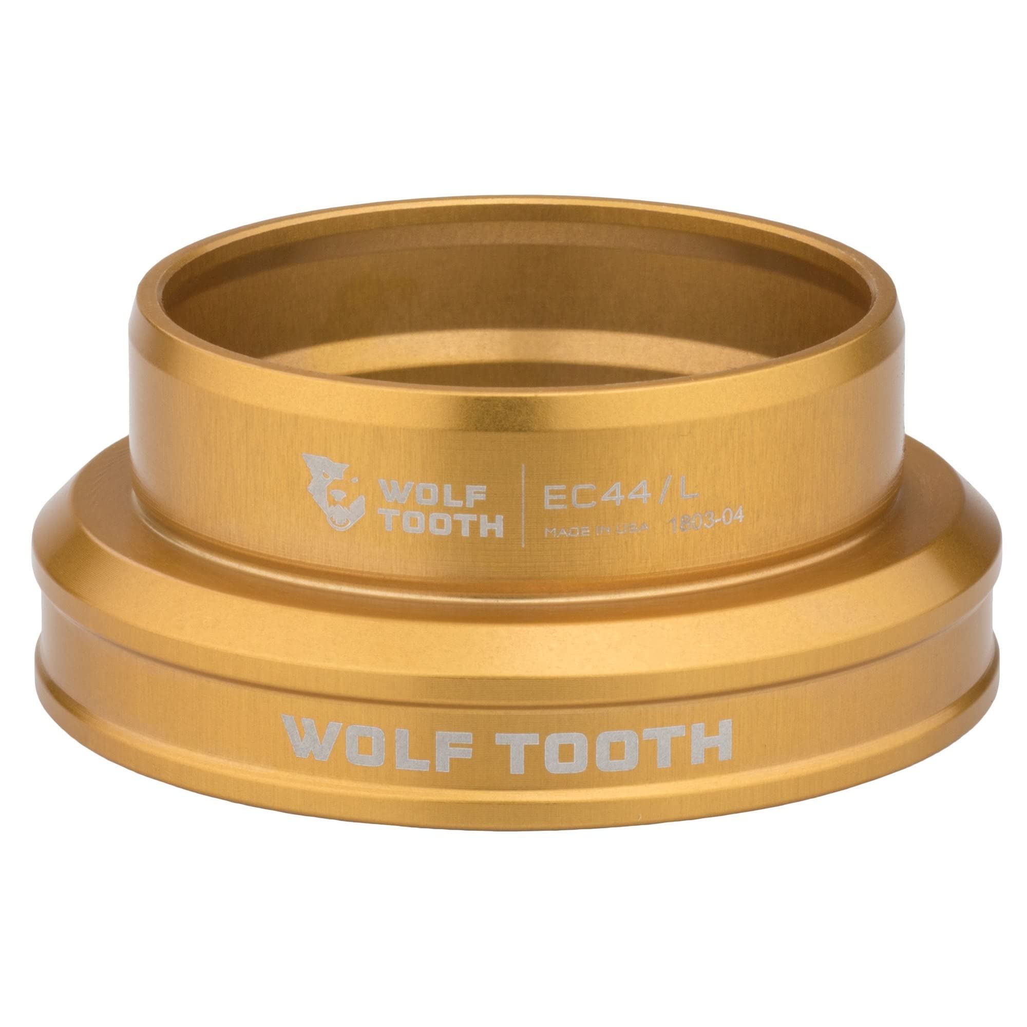 Wolf Tooth Premium EC34/28.6 Upper Headset - 16mm Stack Height - Orange - Compatible with Mountain & Gravel Bikes - Ideal for Headset Spacer Replacement & Bike Upgrades