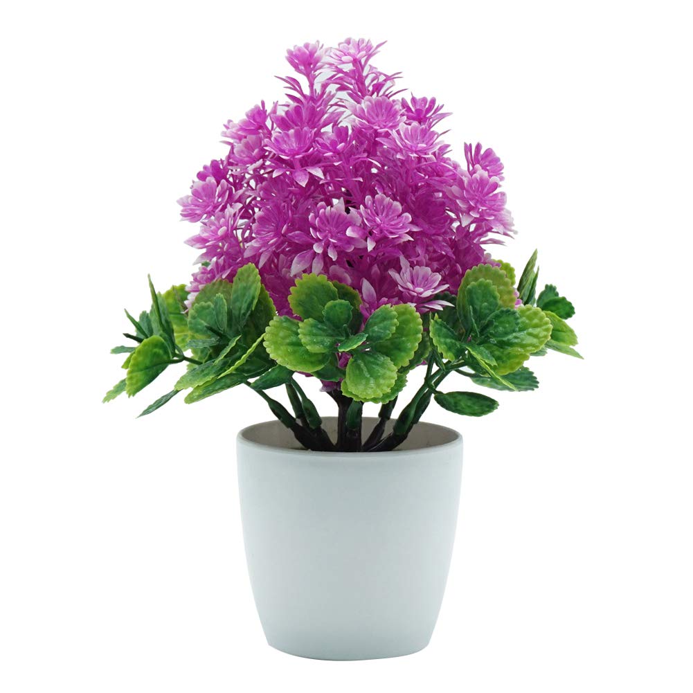 Lucare 1Pc Artificial Flower Season Tree Mini Landscape - Wedding Centerpiece, Home Table Decor, Bonsai Display - Perfect for Wedding Decorations, Home Office Desk & Living Room Decor