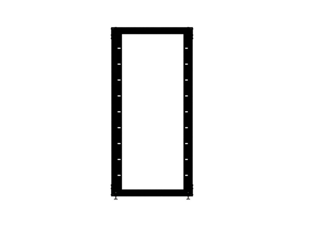 41U Knockdown 4 Post Server Rack - Heavy Duty Network Equipment Cabinet for Data Centers & Server Rooms | Perfect for IT Infrastructure, Cloud Computing & Enterprise Storage Solutions