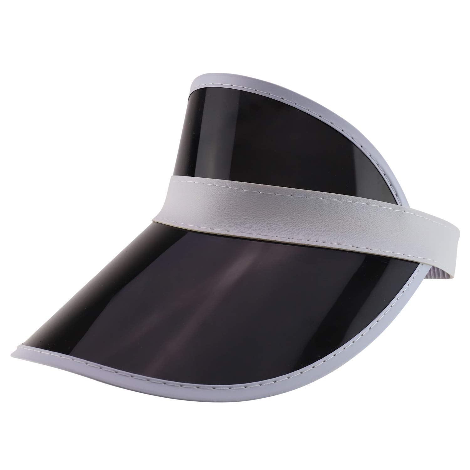 Stylish Casino Dealer Visor - Transparent Sun Shade Hat for Poker & Blackjack - UV Protection & Comfortable Fit - Perfect for Casino Work, Outdoor Events & Cosplay