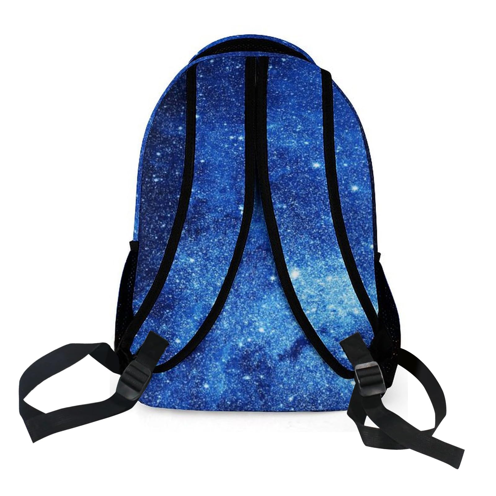 Blue Galaxy Backpack for Kids - Space Universe Themed School Backpack for Boys & Girls, 16.5 Inch Starry Stars Laptop Backpack for Elementary Students - Perfect for School, Travel & Daily Use