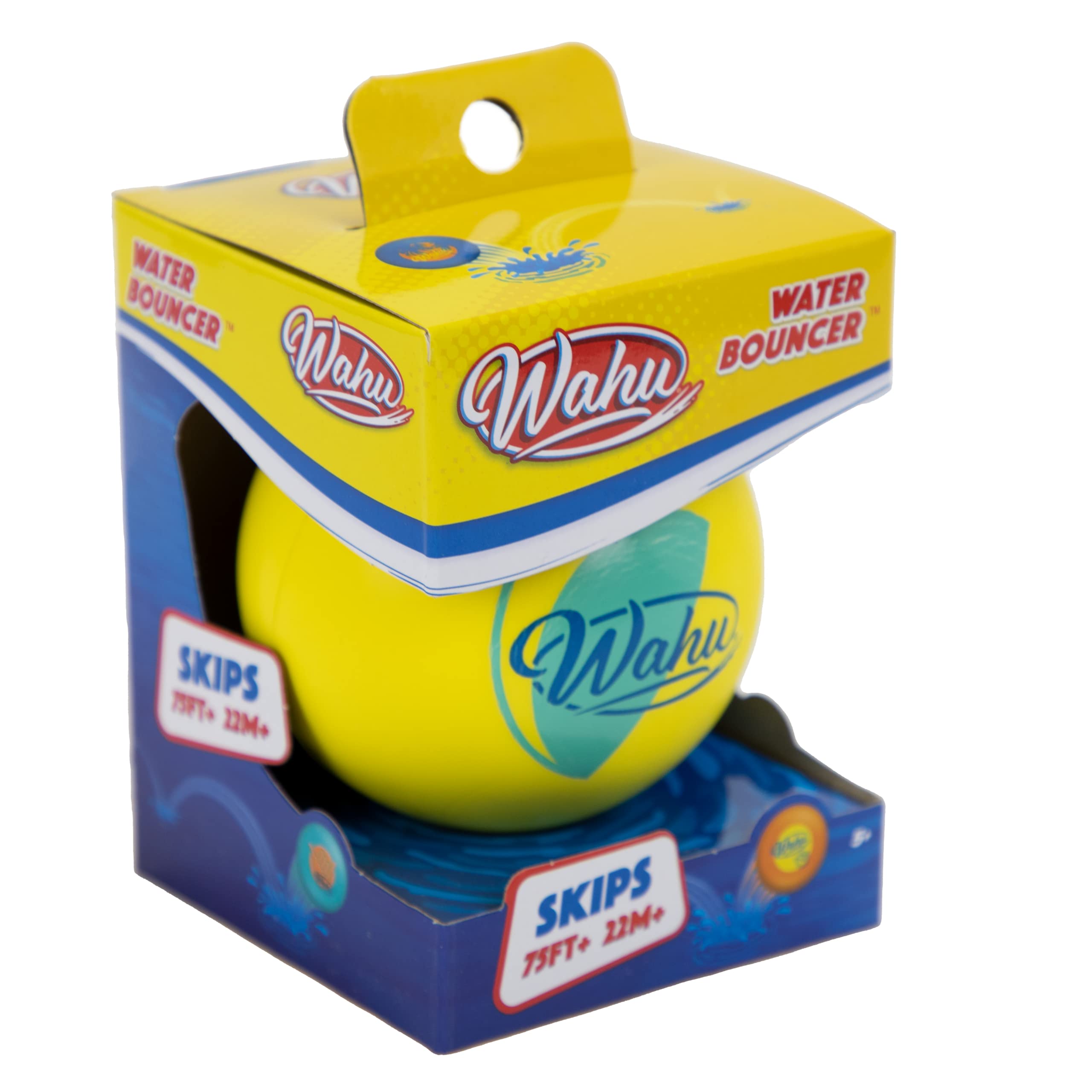 Wahu Water Bouncer - 100% Waterproof Skipping Ball Toy for Pool & Beach - 3.5