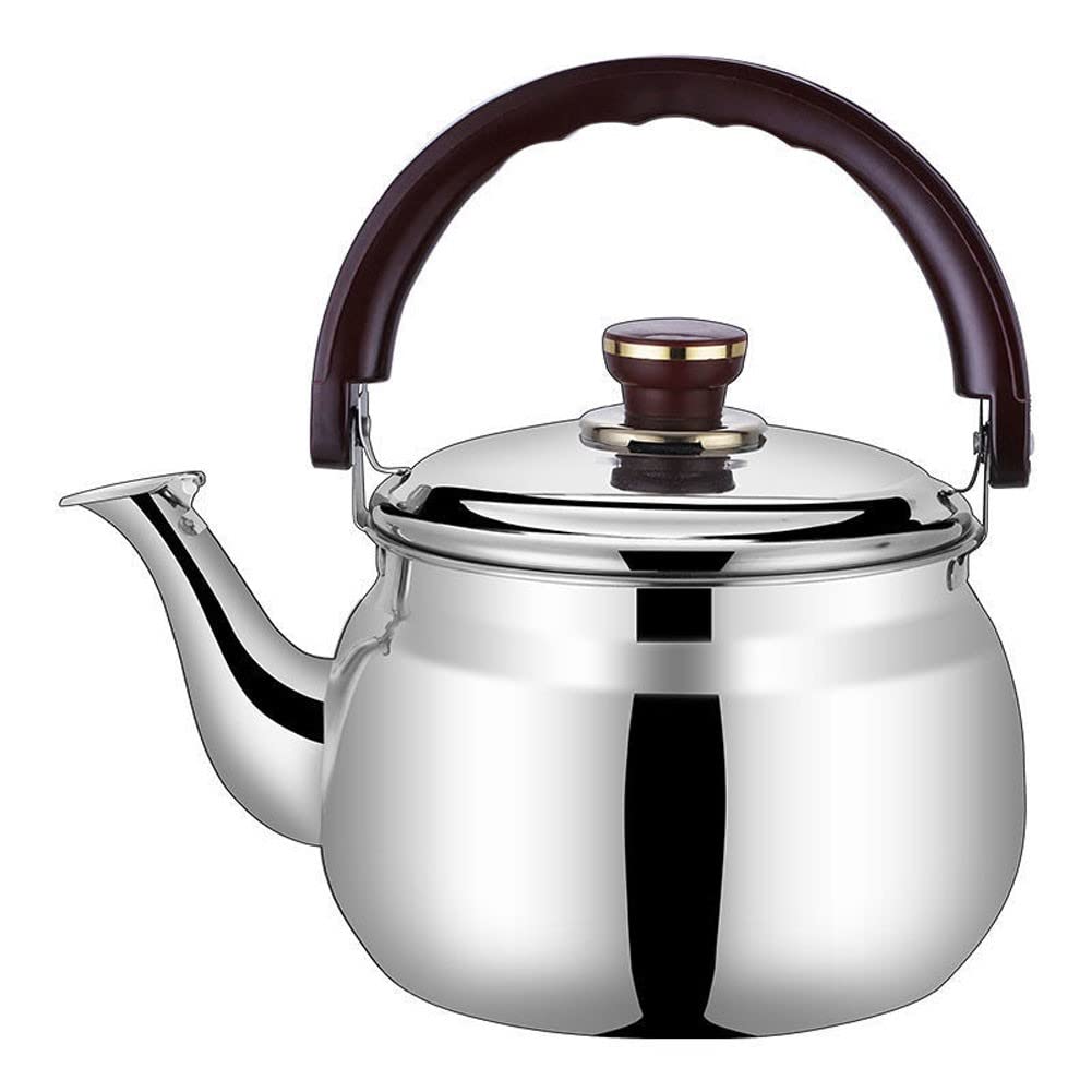 Stainless Steel Stovetop Tea Kettle - Large Capacity Teapot for Gas & Electric Stoves, 3 Sizes, Anti-Scald Handle - Perfect for Home, Office & Camping Tea Brewing