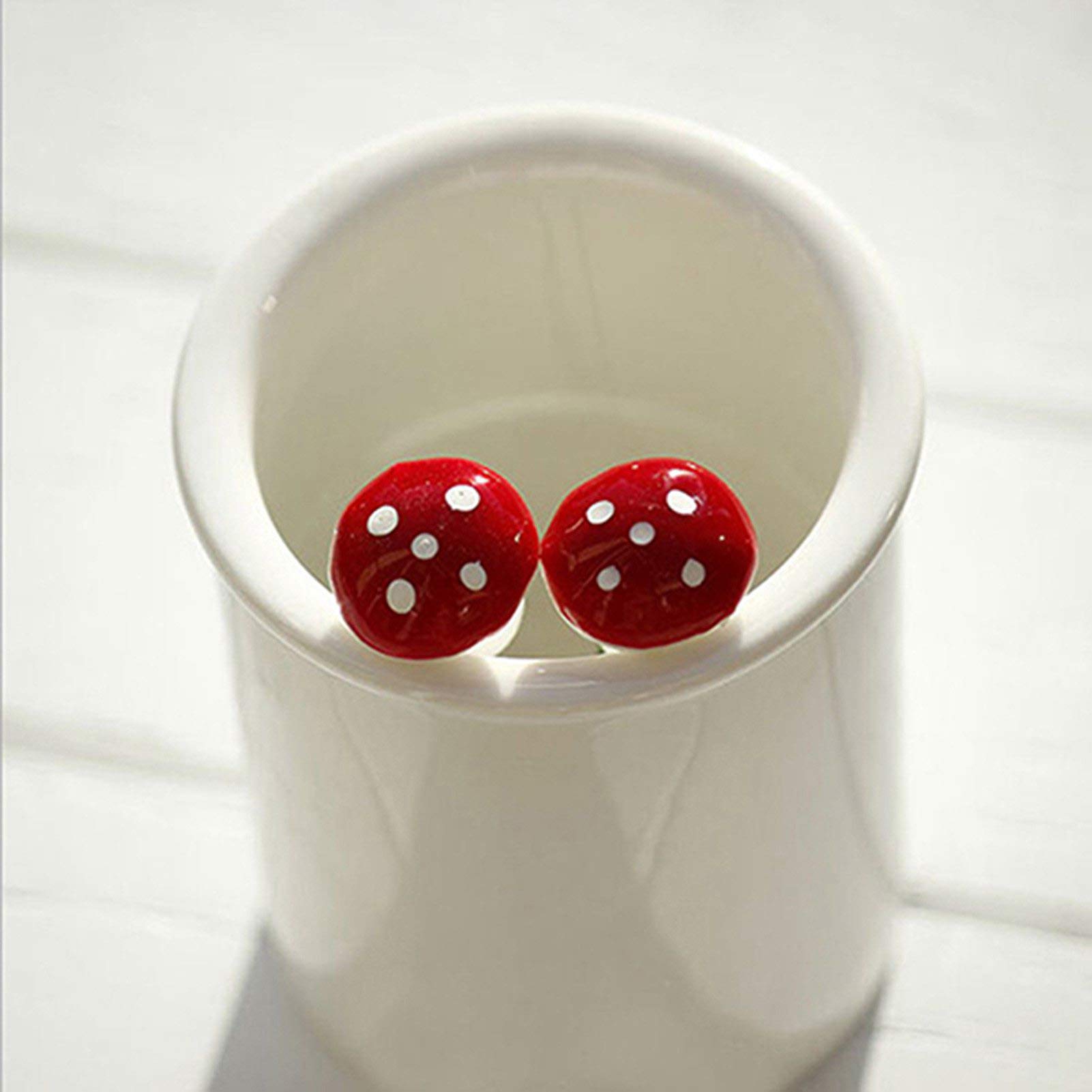 20 Pcs Miniature Mushroom Decorations - Tiny Fairy Garden Ornaments for DIY Crafts, Home Decor, and Outdoor Plant Pot Decor - Perfect for Fairy Gardens, Terrariums, and Tabletop Displays