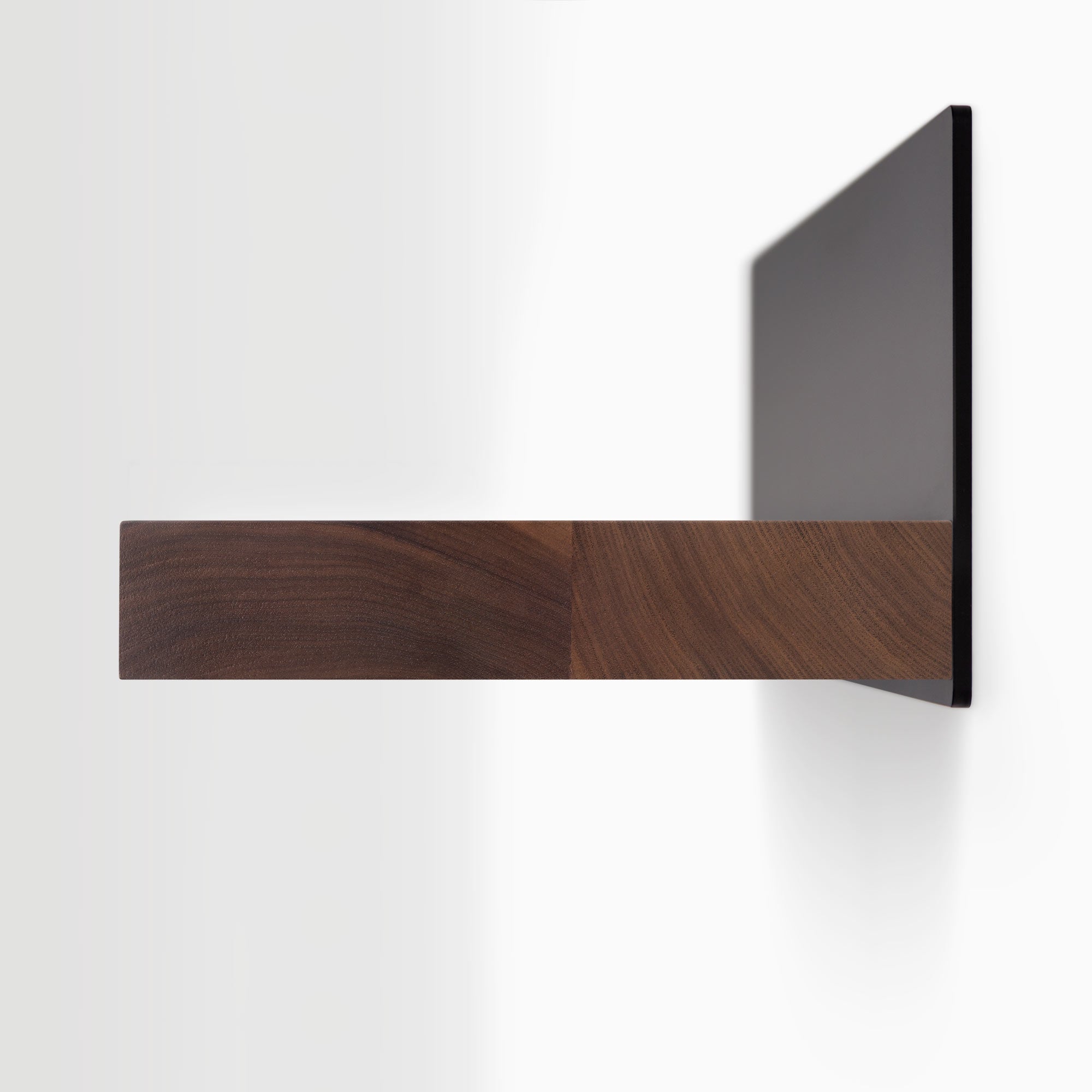 Premium Walnut Floating Shelf - Handcrafted Solid Wood Wall Shelf for Home Decor, Kitchen, Bathroom & Office - Easy to Install & Space-Saving Storage Solution