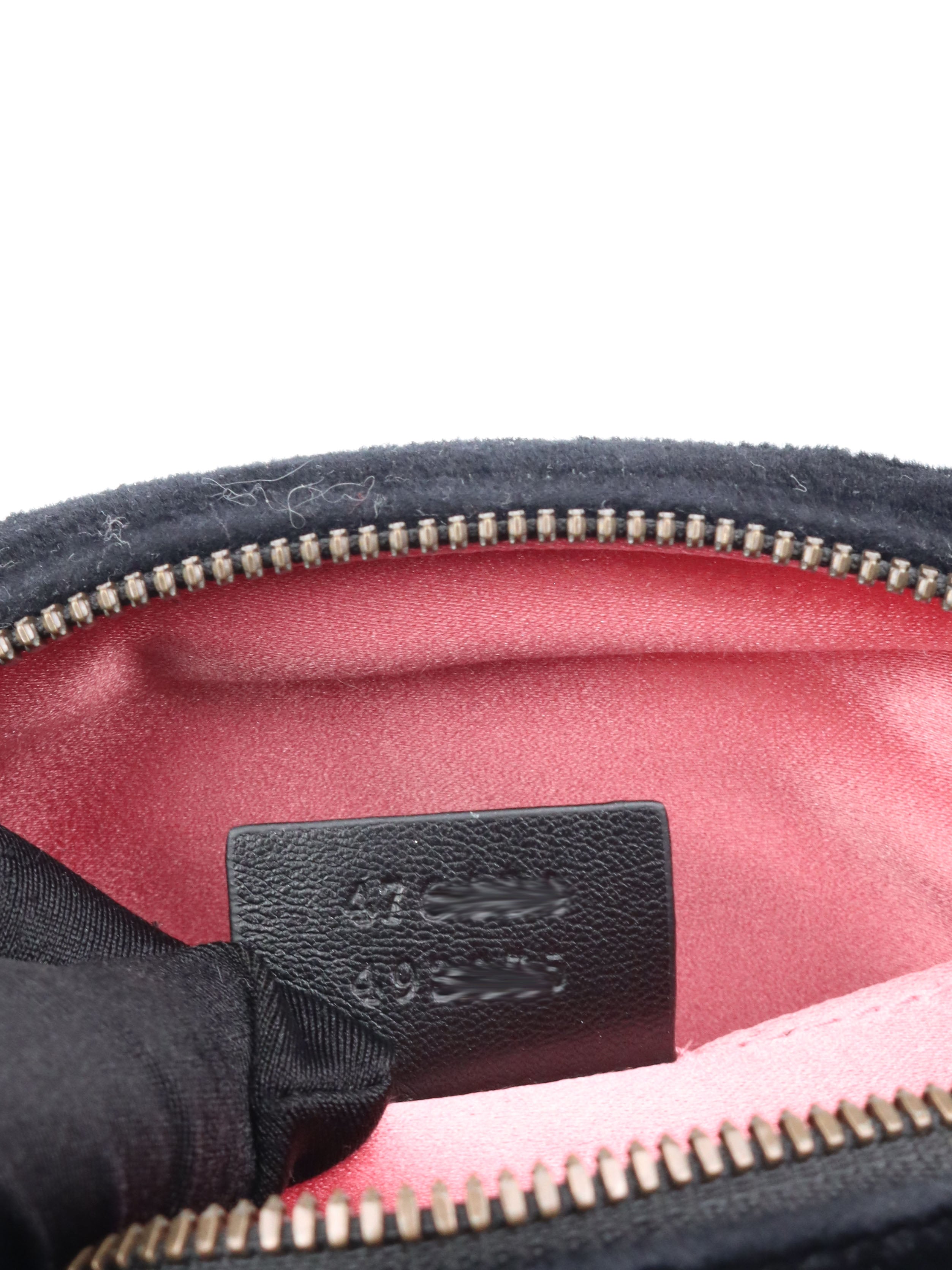 Gucci Black Velvet Marmont Belt Bag 65 - Luxury Crossbody Fanny Pack for Women | Perfect for Parties, Travel & Everyday Use