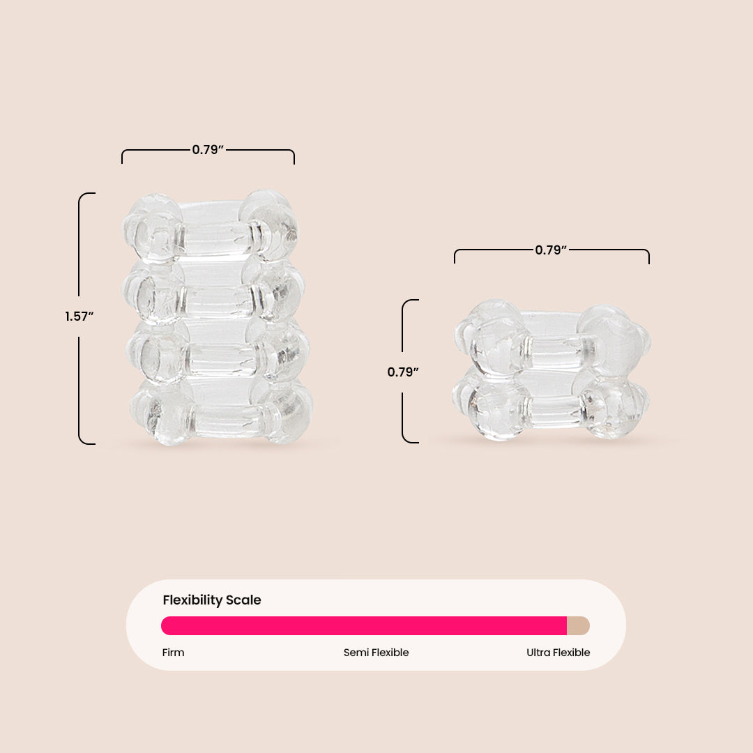 COLT® Enhancer Rings - Premium Silicone Penis Rings for Men | Stronger & Longer Erections | Couples & Solo Play | Ideal for Enhanced Pleasure & Performance in Bedroom