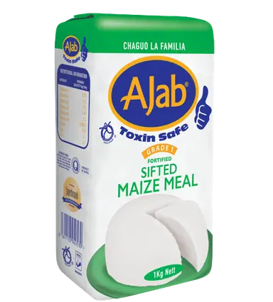Ajab Premium Maize Meal 1Kg - Non-GMO Corn Flour for Baking, Cooking & African Cuisine - Perfect for Ugali, Sadza & Porridge