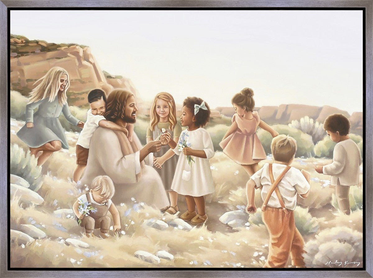 For Such is The Kingdom Gallery Wrap Canvas - Premium Christian Wall Art for Home & Office Decor - Perfect for Living Room, Bedroom, Church & Gift Giving