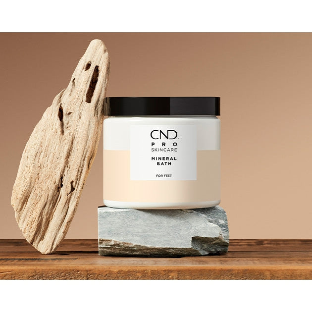 CND Pro Skincare Mineral Bath for Feet - 18 fl oz Detoxifying Foot Soak with Epsom Salt & Essential Oils - Perfect for Pedicures, Relaxation & Foot Pain Relief