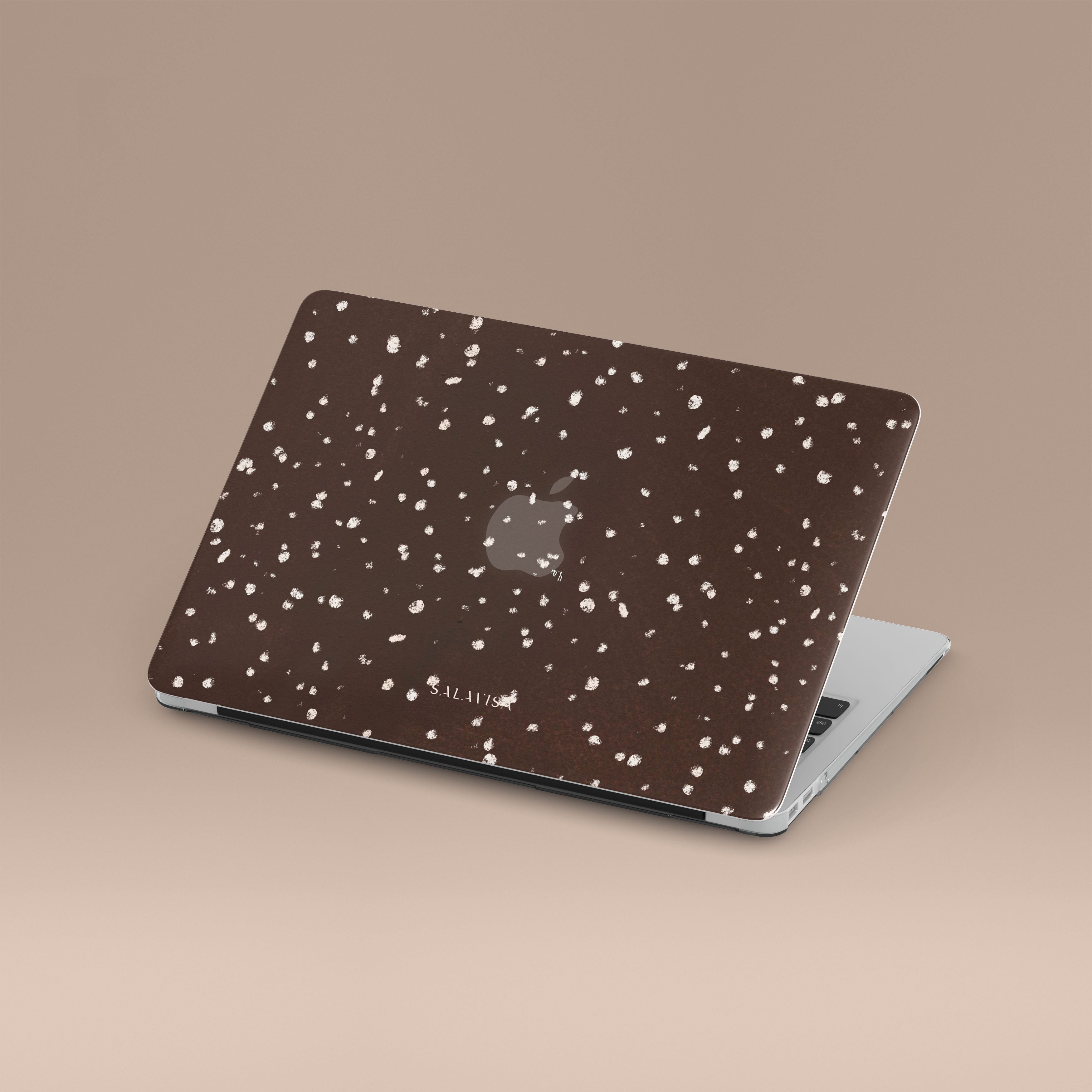 Premium Chocolate Dots MacBook Pro Case Cover 13/15 inch - Stylish Protective Shell for MacBook Air/Pro Laptops | Perfect for Work, Travel & School Use