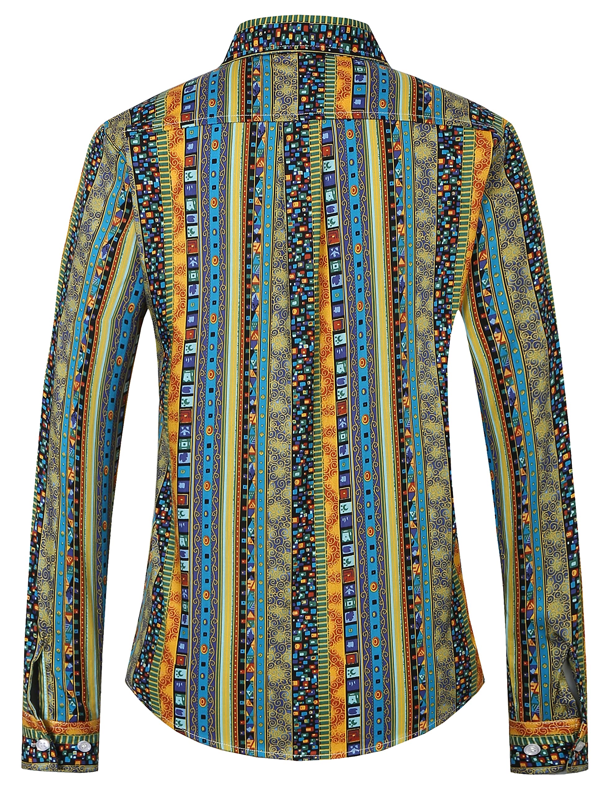 Hawaiian Shirts for Women Long Sleeve Floral Button Down Shirt - Summer Beach Casual Wear for Vacation, Party & Tropical Outfits