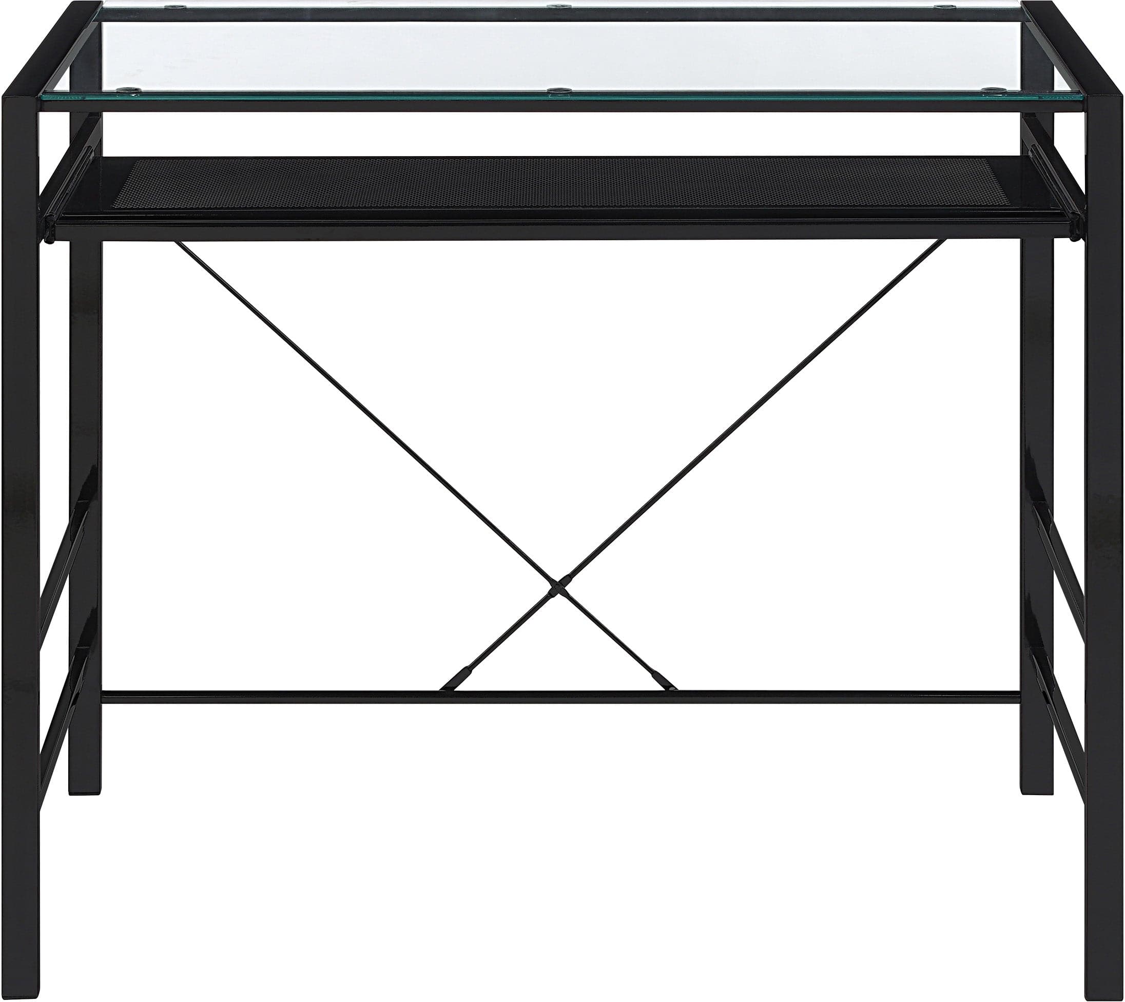 Office Star Zephyr Computer Desk [ZHR3620] - Modern Home Office Desk with Sturdy Metal Frame for Work & Study - Perfect for Small Spaces & Remote Work