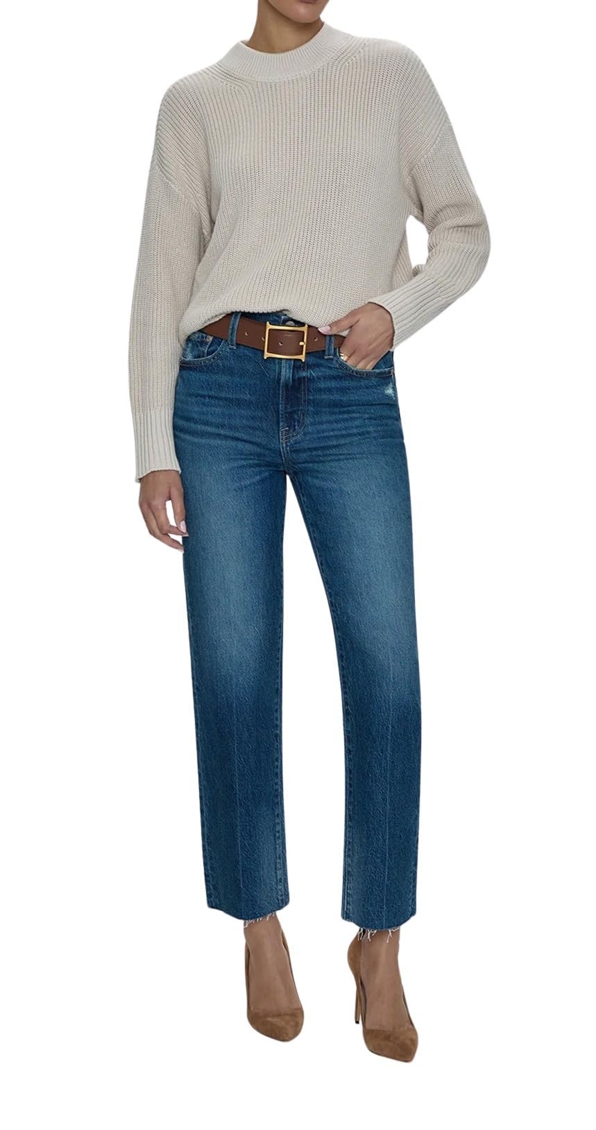 Pistola Denim Women's Charlie High Waist Skinny Jeans - Stretch Comfort Fit for Casual & Work Wear - Perfect for Everyday Outfits, Office, and Date Nights