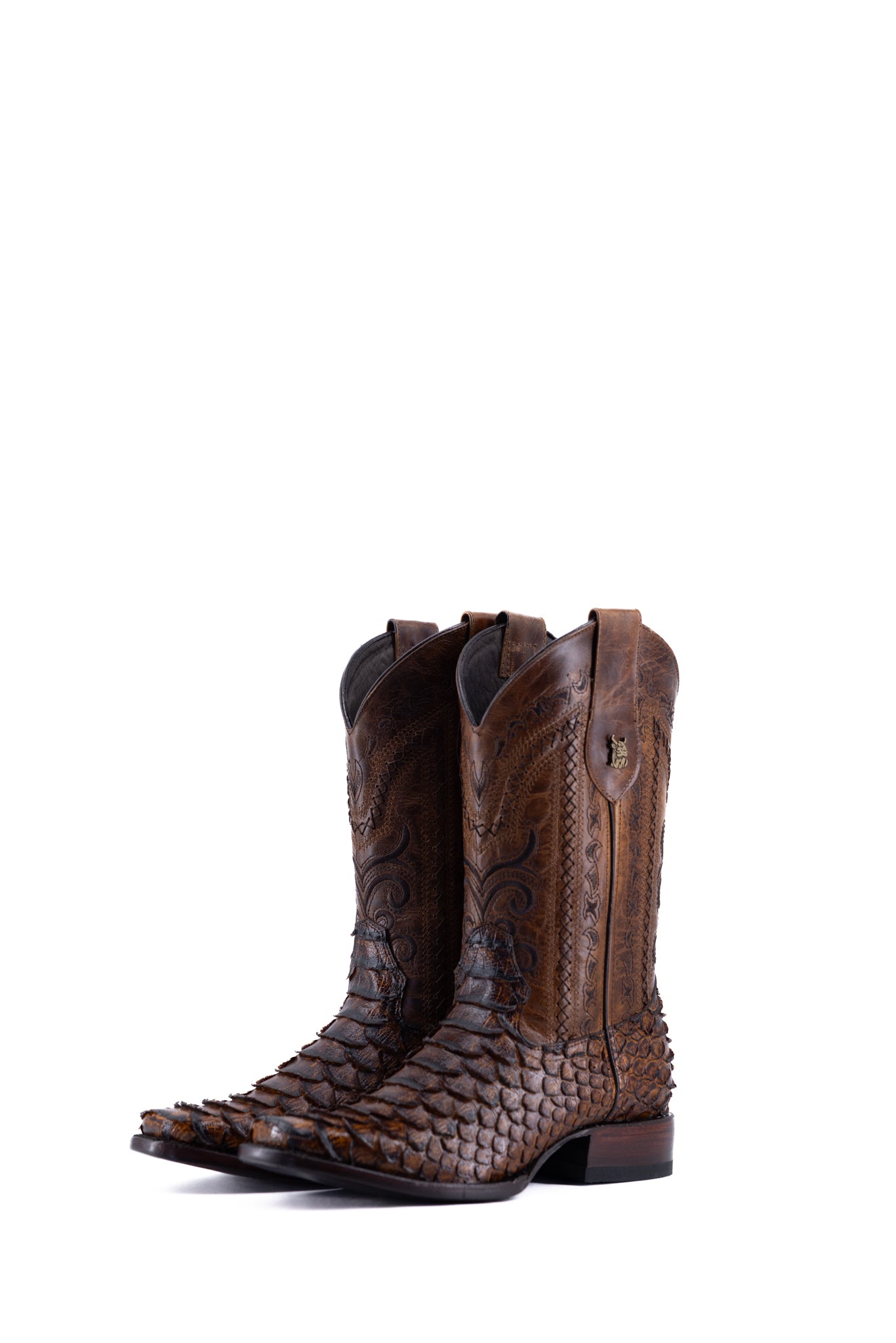 Python Rodeo Toe Cowboy Boots for Men - Western Style Cowboy Boots with Pointed Toe - Perfect for Rodeo, Country Music Festivals & Western Fashion