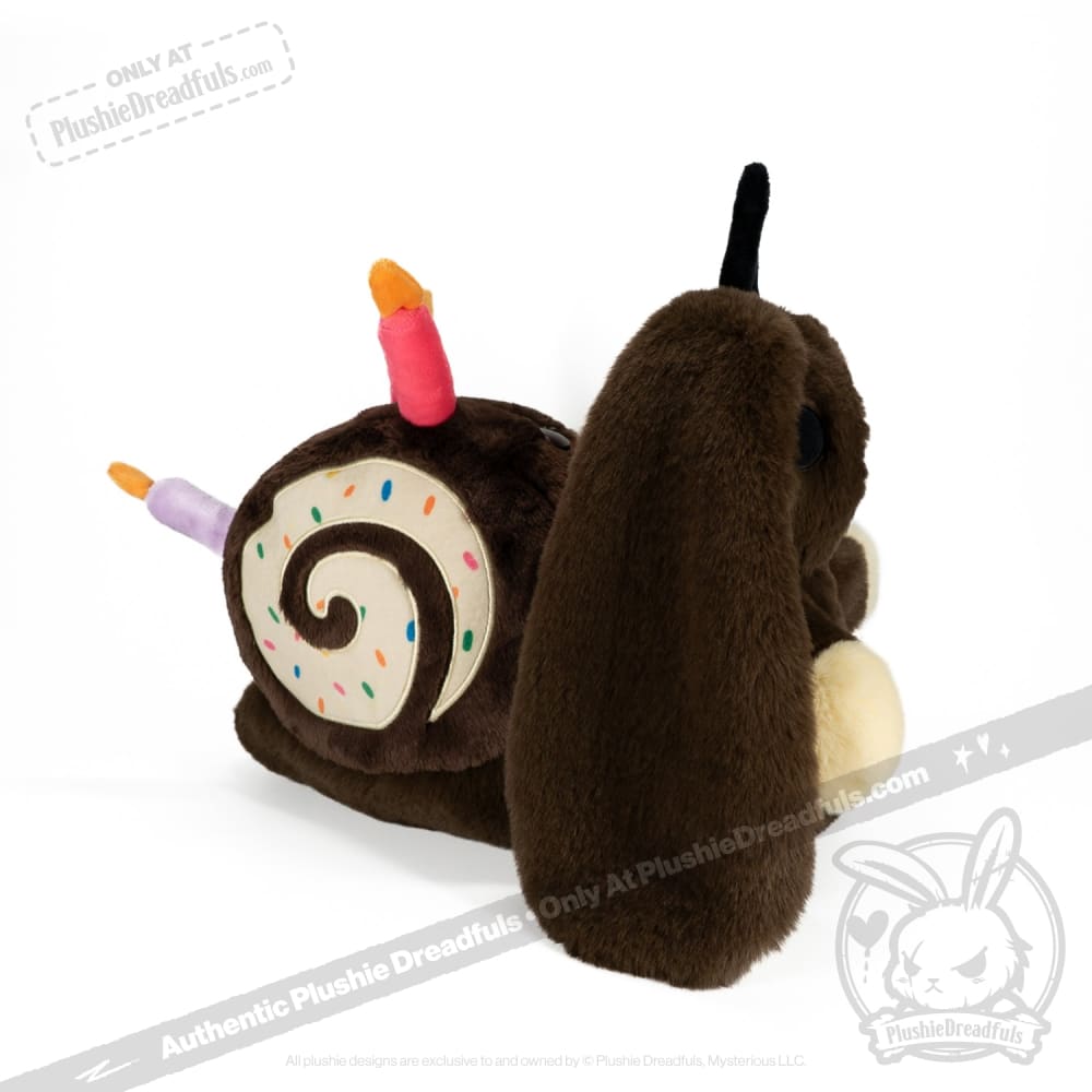 Plushie Dreadfuls Snailful Snails Sweetroll Stuffed Animal Toy - Cute Soft Snail Plush for Kids, Gift & Home Decor