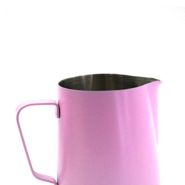 Premium Rhino Classic Milk Frothing Pitcher 450ml (15oz) - Barista-Grade Stainless Steel Milk Jug for Perfect Latte Art & Cappuccino Foam - Ideal for Home & Professional Coffee Shops, Cafes, and Espresso Bars