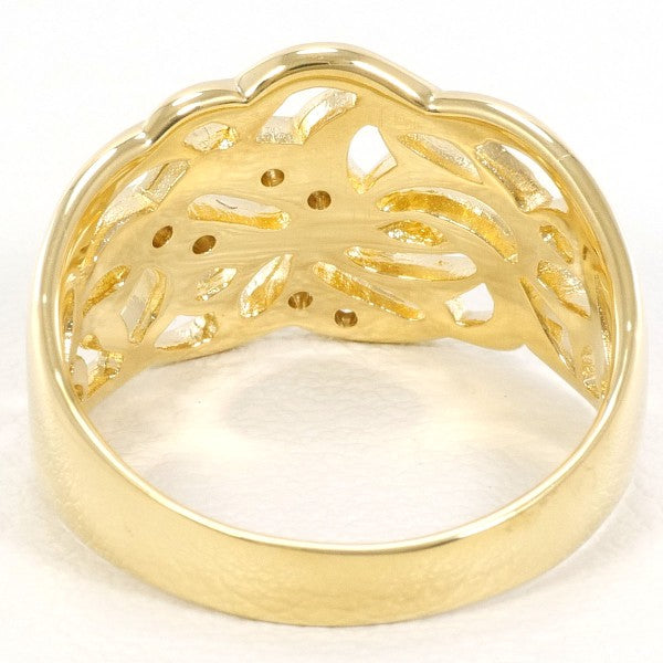 18K Yellow Gold Diamond Ring for Women - Elegant Wedding, Engagement & Anniversary Jewelry Gift - Perfect for Special Occasions & Everyday Luxury