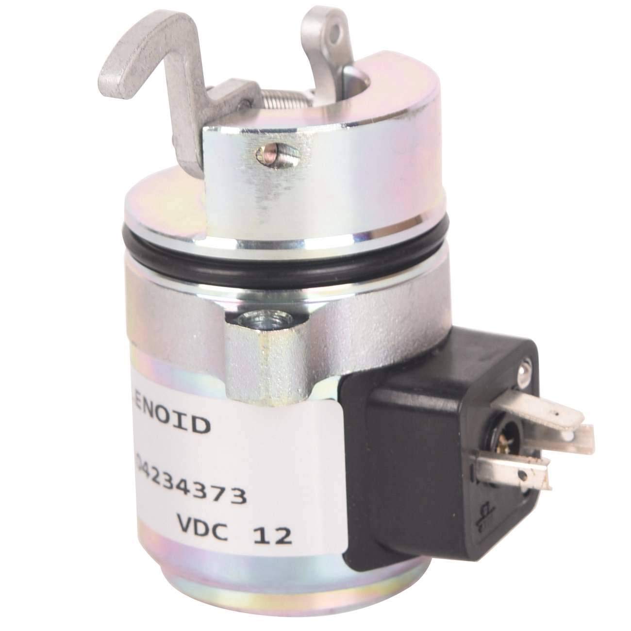Topaz 04272733 Fuel Shut Off Solenoid Valve Compatible with Deutz BF4M1011F Engine & Bobcat 863 873 Skid Steer Loaders - Replacement Part for Construction Equipment & Agricultural Machinery Maintenance
