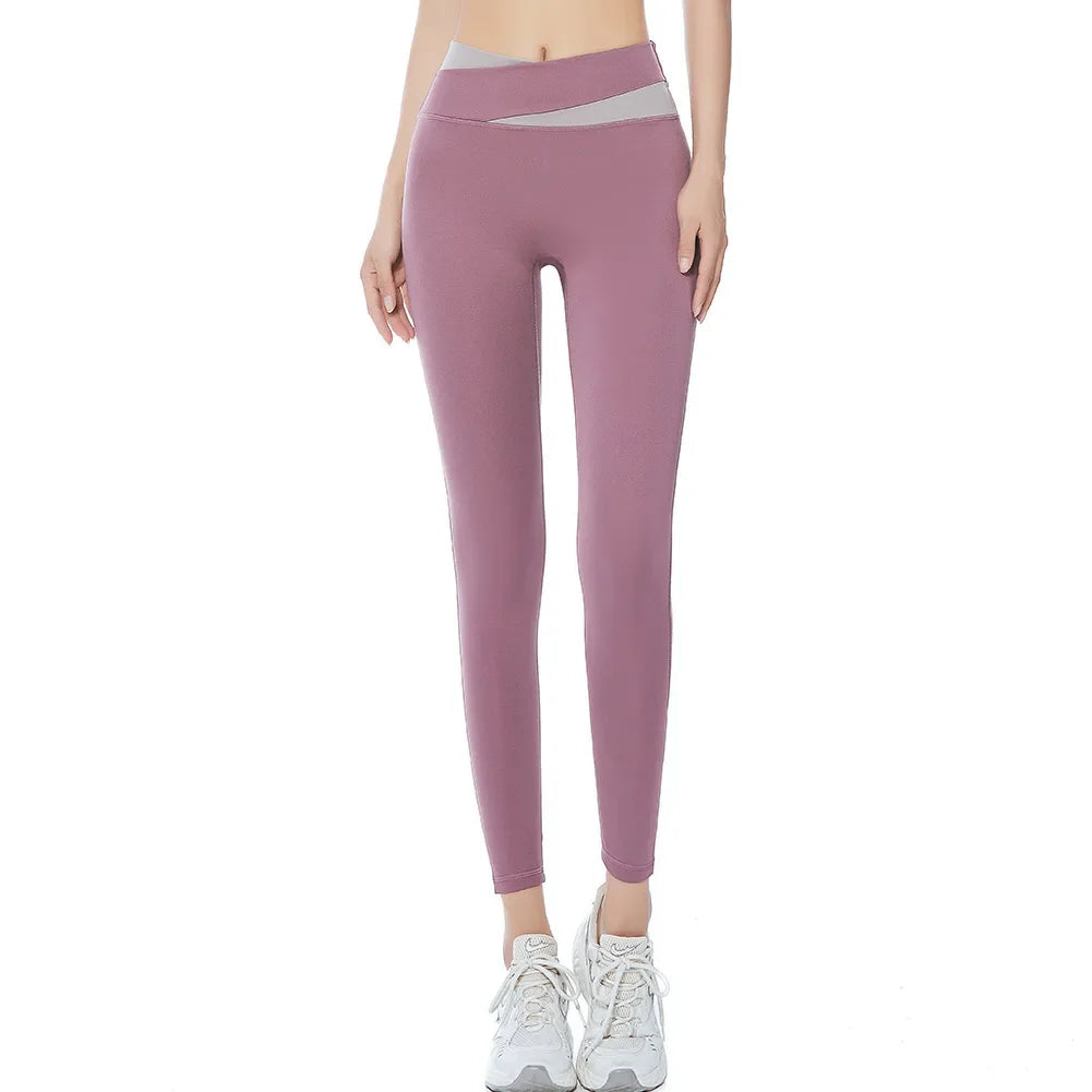 Women's High Waist Yoga Set - Long Sleeve Fitness Vest with Pads & Sports Leggings Bra - Autumn Winter Workout Outfit for Gym, Running & Yoga