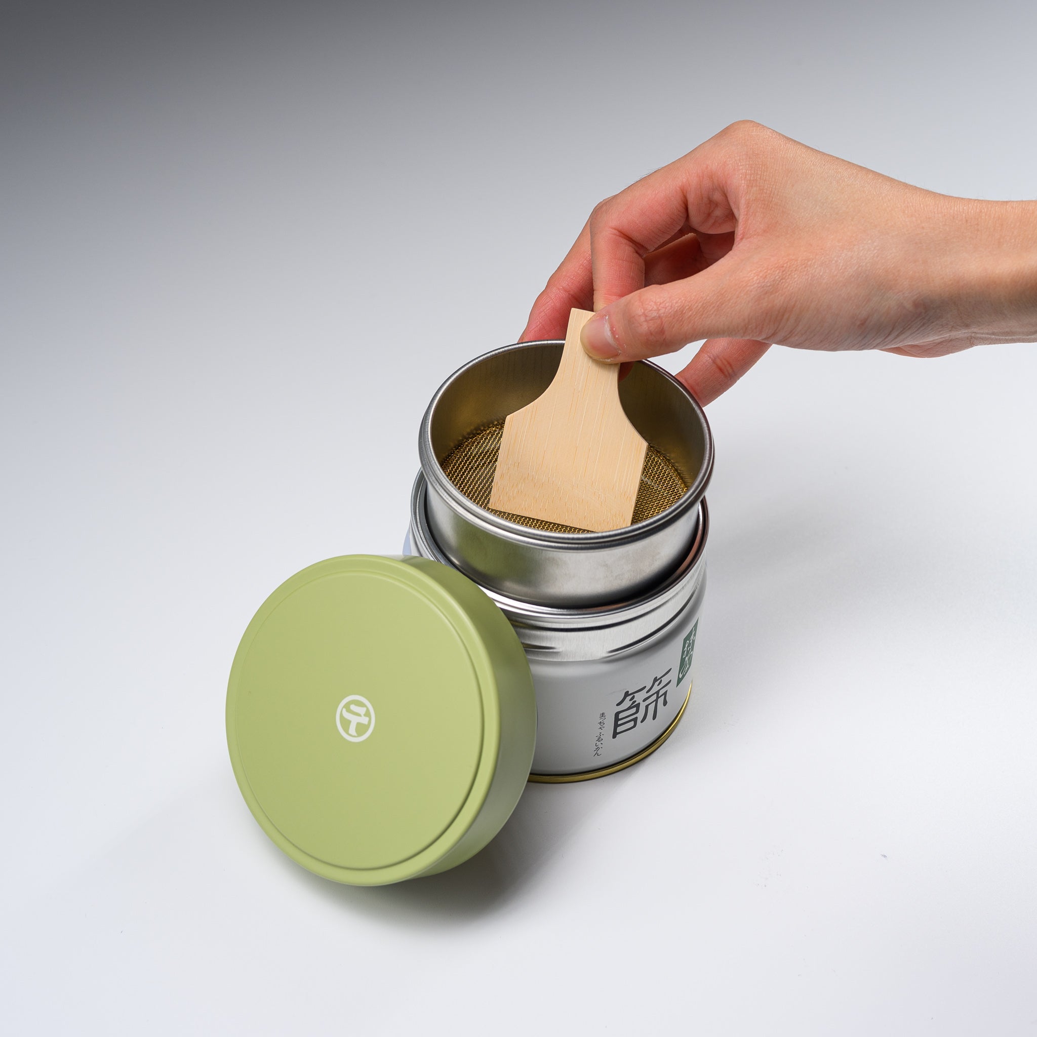 Premium Marukyu Koyamaen Matcha Sifting Can Set - Japanese Green Tea Powder Sifter with Storage Tin - Perfect for Tea Ceremonies, Baking & DIY Matcha Lattes