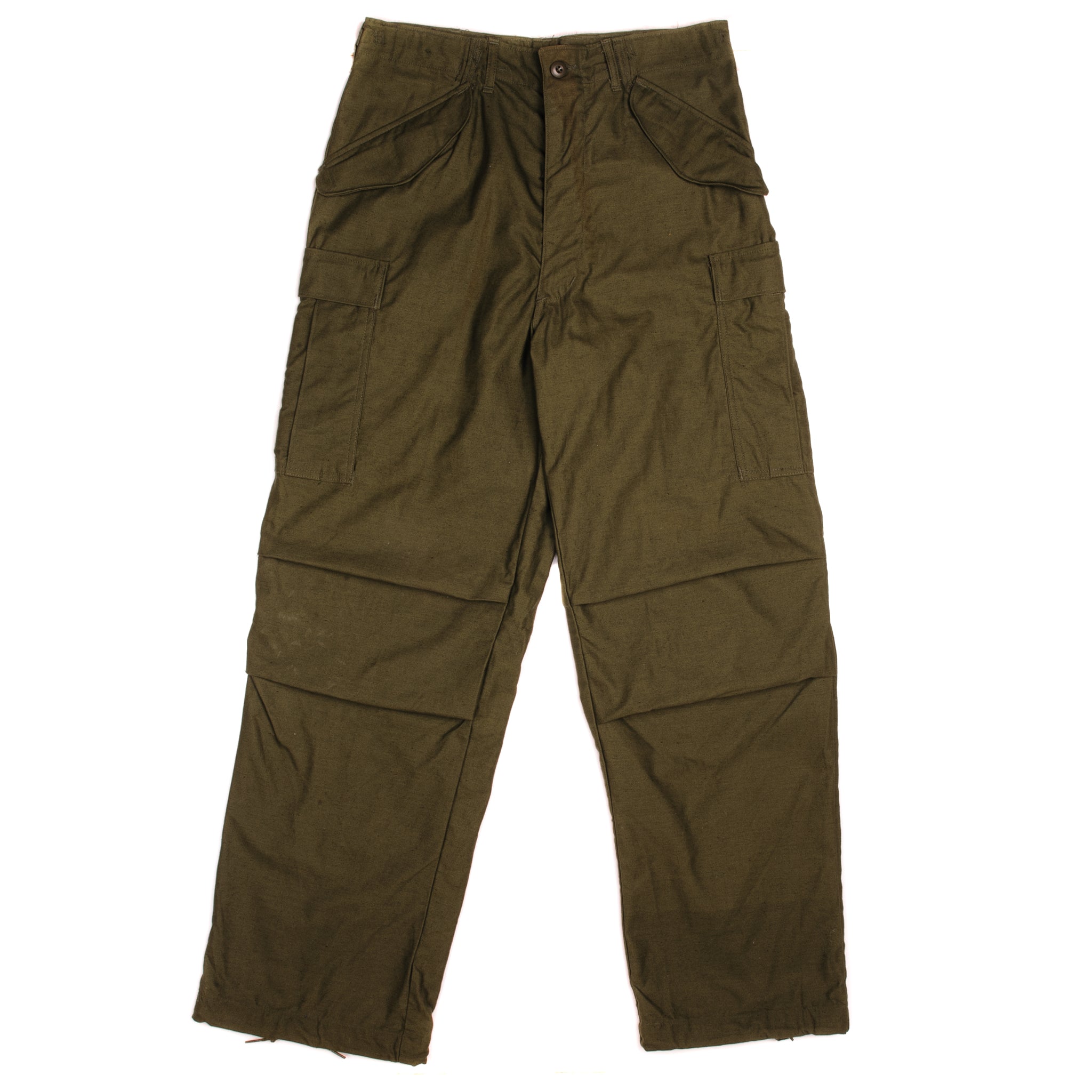 Vintage US Army M65 Field Pants Sateen 1976 Vietnam War - Small Long Size - Military Surplus Tactical Pants for Outdoor Hiking, Camping & Reenactment