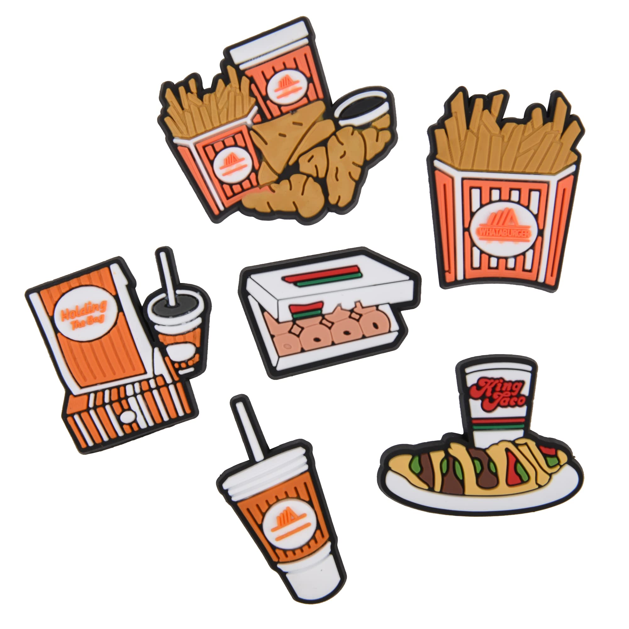 Food Shoe Charms - Cute & Stylish Shoe Accessories for Teens, Kids, Women & Men | Perfect for Sneakers, Crocs & Casual Shoes