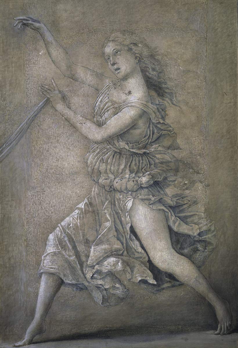 Berkin Arts Andrea Mantegna Giclee Print on Paper - Famous Renaissance Painting Reproduction - Fine Art Wall Decor Poster (Dancing Muse) - Perfect for Home, Office & Gallery Display