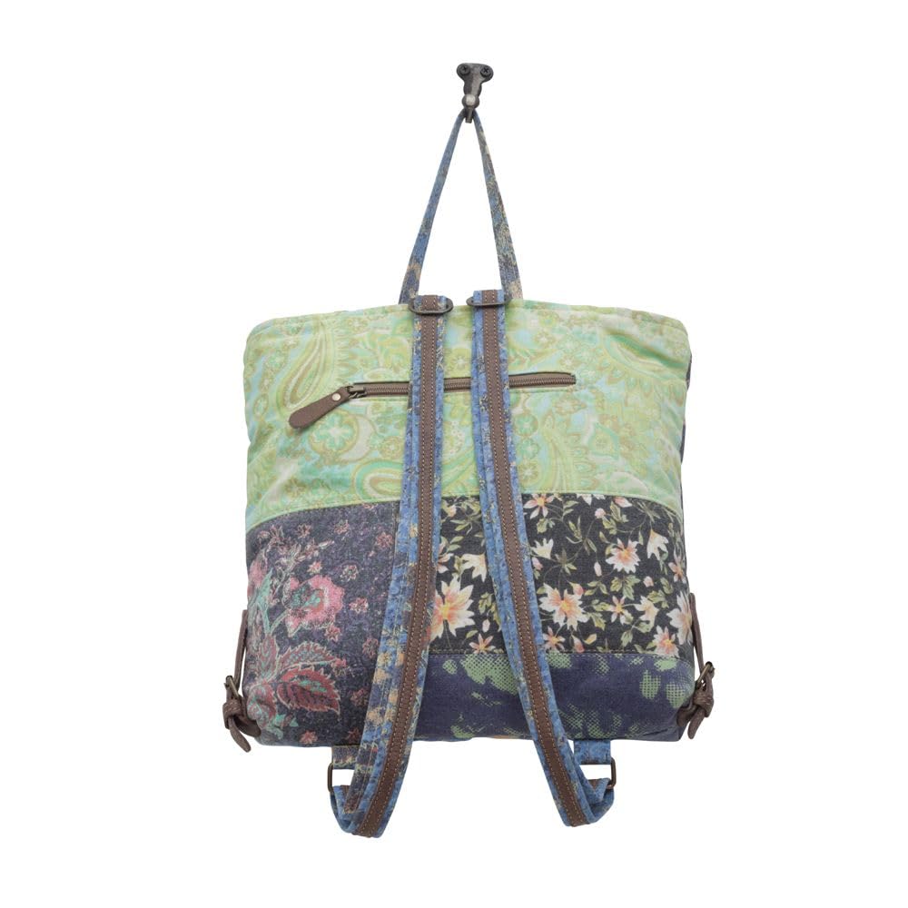 Myra Bag Genuine Leather Backpack for Women - Western Style La Fleur Design, Perfect for Travel, Work, and Everyday Use