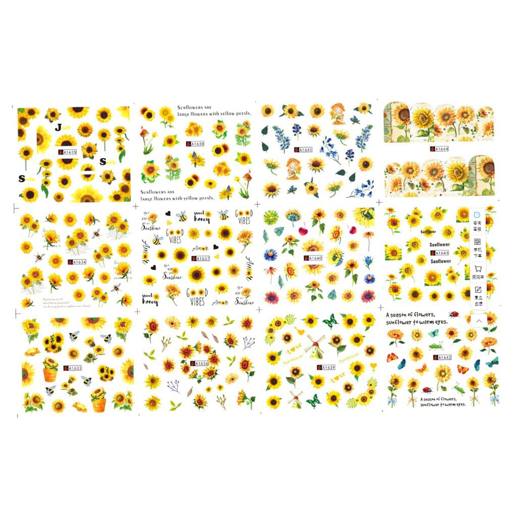 12Pcs Fashionable Nail Stickers - Easy to Apply Nail Art Decals & Accessories for Women | Perfect for Parties, Weddings, and Daily Nail Decoration
