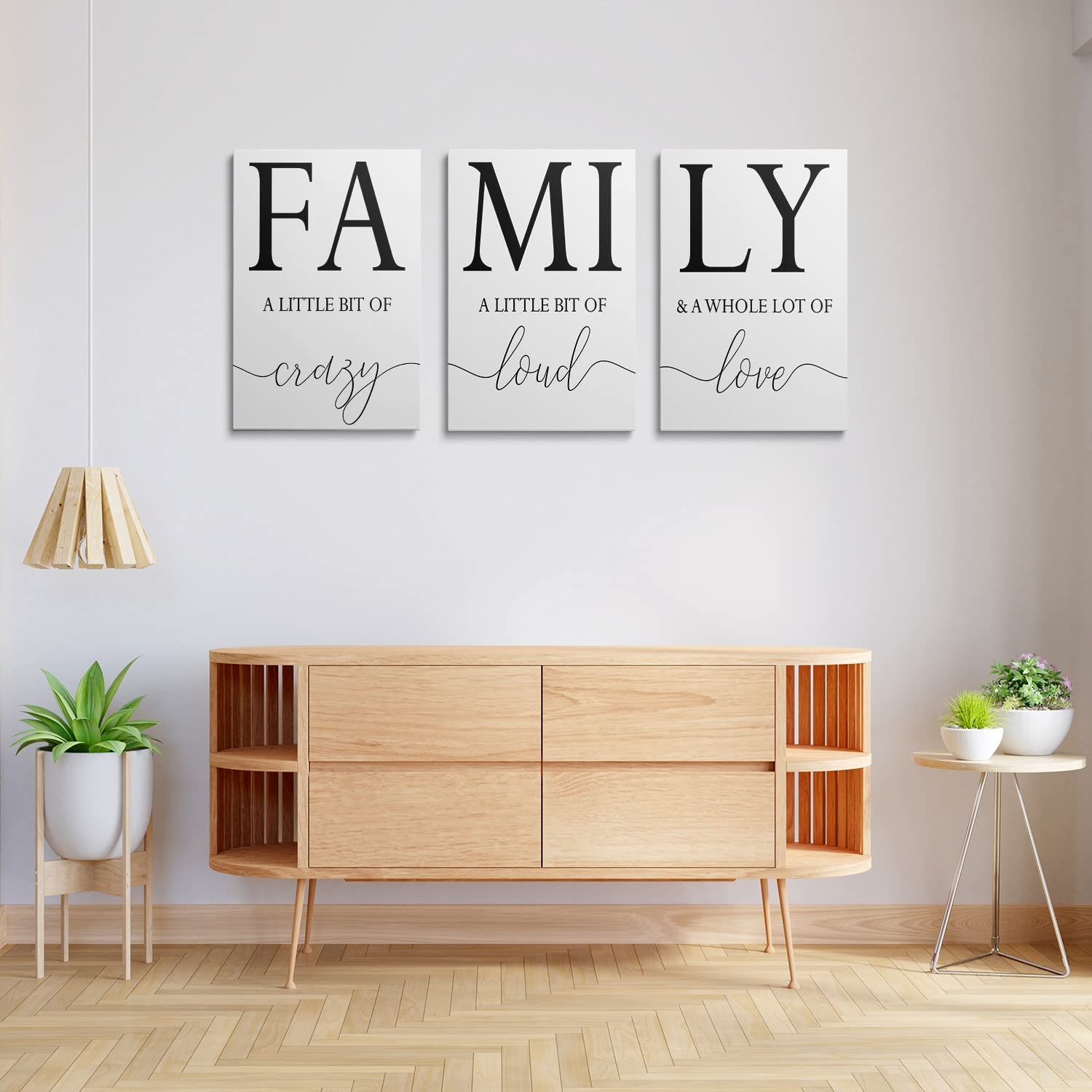 GUBIYU Modern Black and White Framed Canvas Wall Art Set of 3 - 24x36 Inch Inspirational Home Decor for Living Room, Bedroom & Dining Room | Perfect for Housewarming Gifts & Interior Design