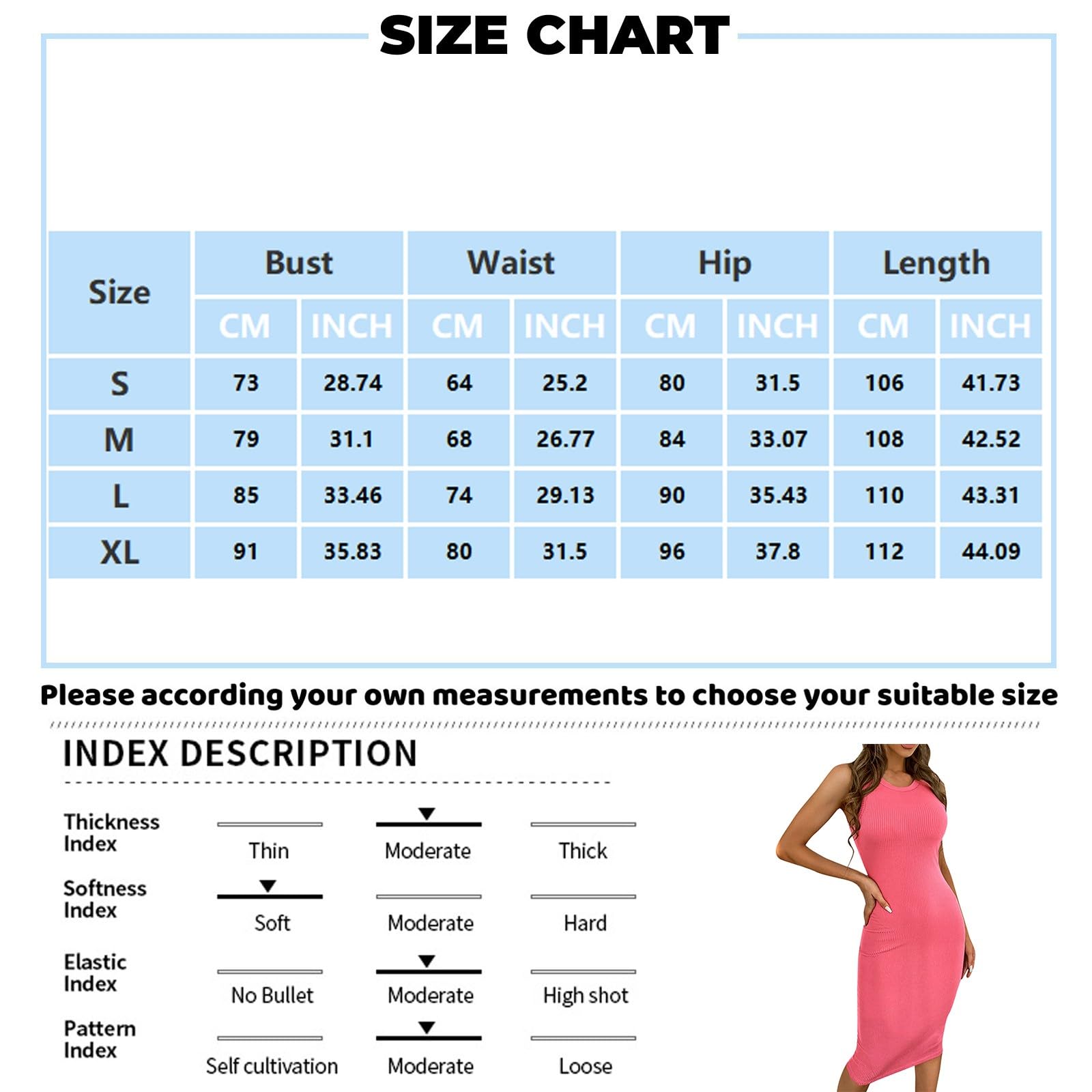 **Trendy Women's Summer Dresses 2024 - Sleeveless Crewneck Bodycon Midi Dress, Casual & Party Wear for Beach, Vacation, and Night Out**