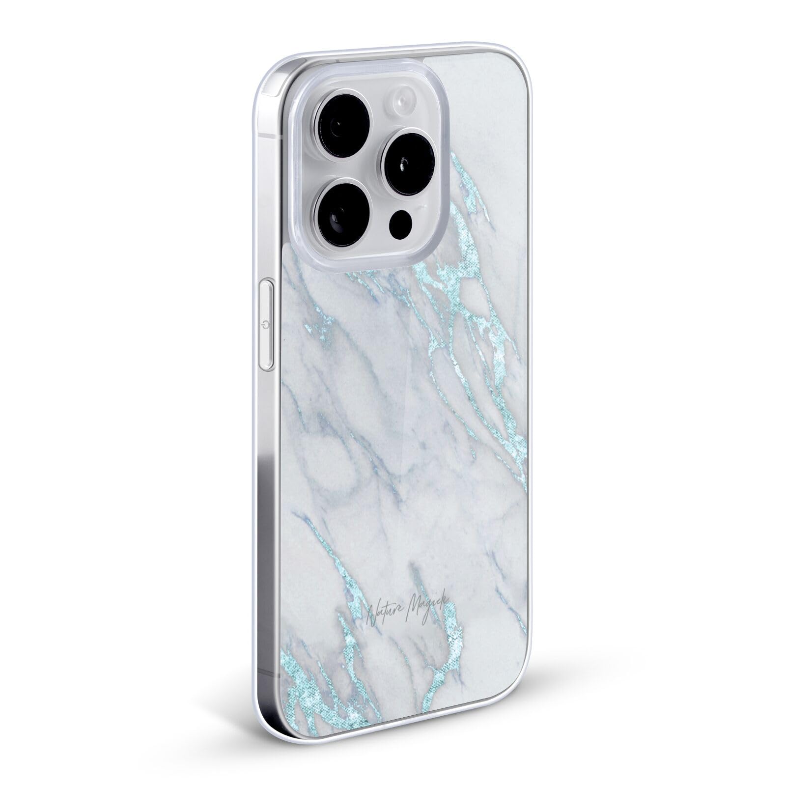Head Case Designs Nature Magick Blue Marble Metallics Soft Gel Case for iPhone 7/8/SE 2020 & 2022 - Officially Licensed Protective Cover for Everyday Use & Travel