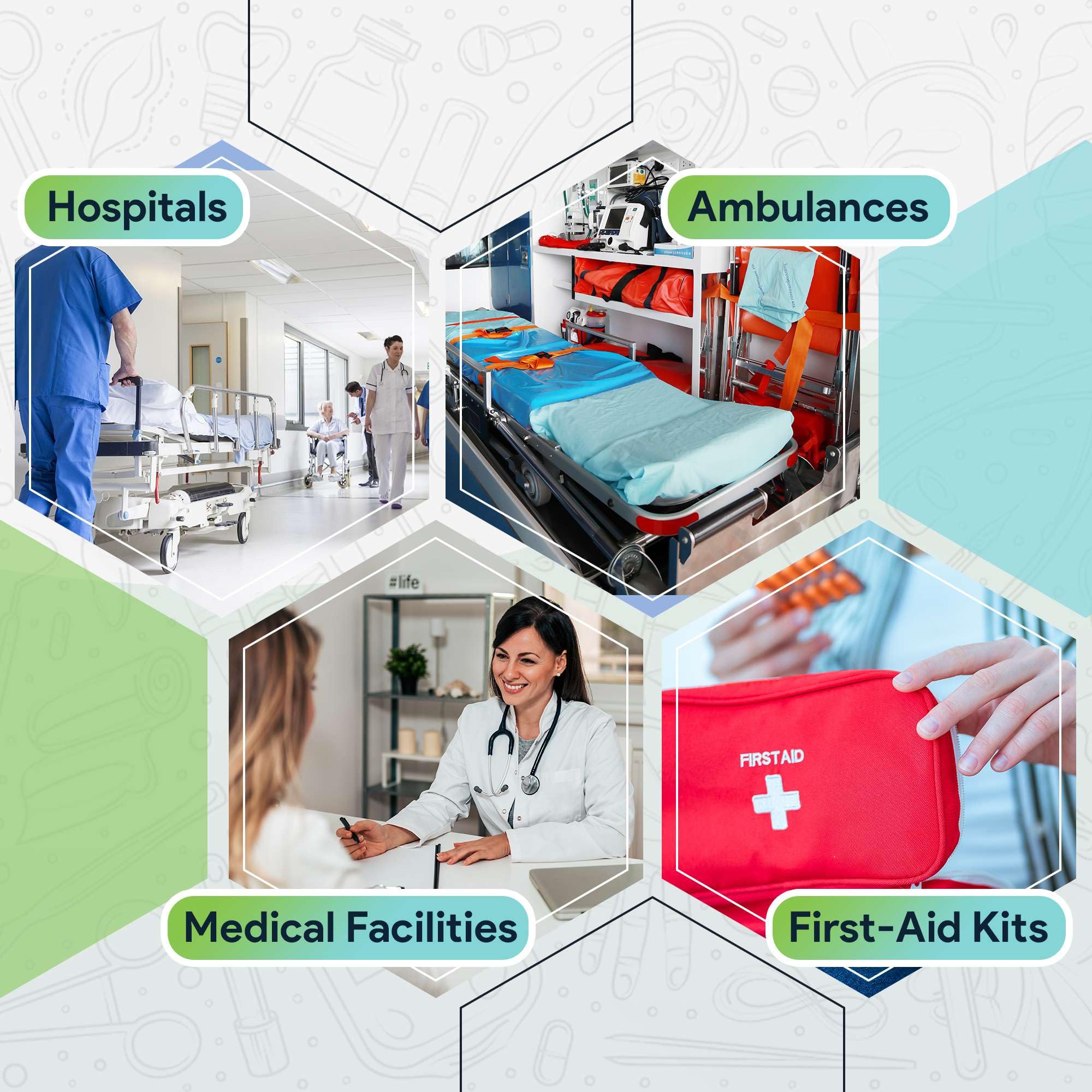 1000 Pack Disposable Latex-Free Vinyl Gloves - 3 Mil Large Clear Medical Exam Gloves for Hospitals, Clinics, Ambulances & First Aid Kits - Ideal for Healthcare, Food Handling, Cleaning & Tattoo Parlors