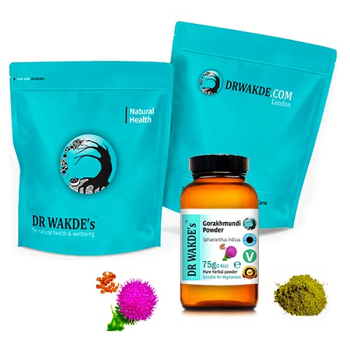 DR WAKDE'S Premium Gorakhmundi Powder (Sphaeranthus indicus) - 100% Pure, Raw & Dried Ayurvedic Herb - 100g (3.5oz) | Vegan, Gluten-Free, No Additives | Fine Powder for Tea, Smoothies & Natural Remedies | Supports Wellness & Digestive Health