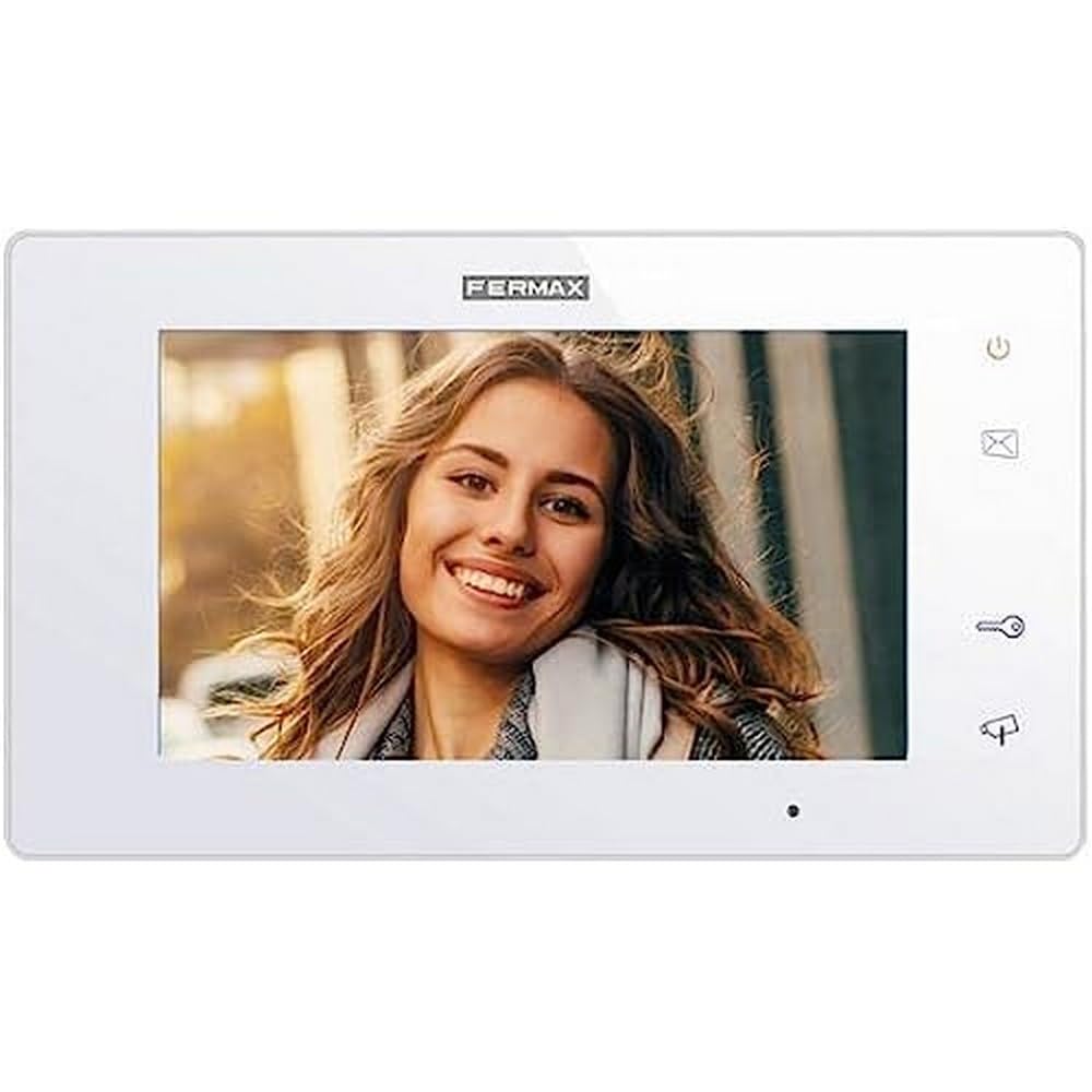 Fermax 1412 KIT WAY 7-Inch Video Intercom Monitor - HD Display, Weatherproof Design for Home & Apartment Security Systems | Perfect for Gated Communities, Office Buildings & Smart Home Installations