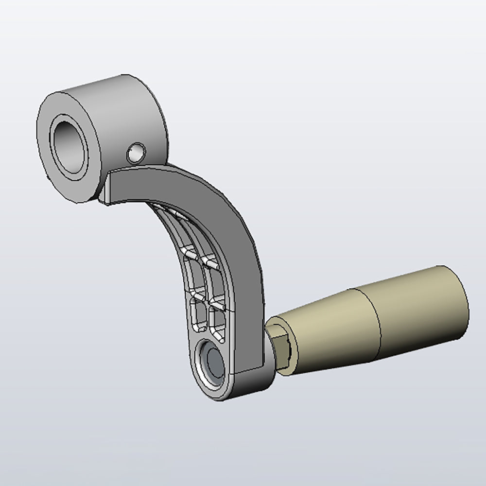 DP2501A 85 Crank Handle - Heavy Duty Industrial Hand Crank for Machinery, Equipment & Workshop Use - Perfect for Lathes, Drills & Mechanical Repairs