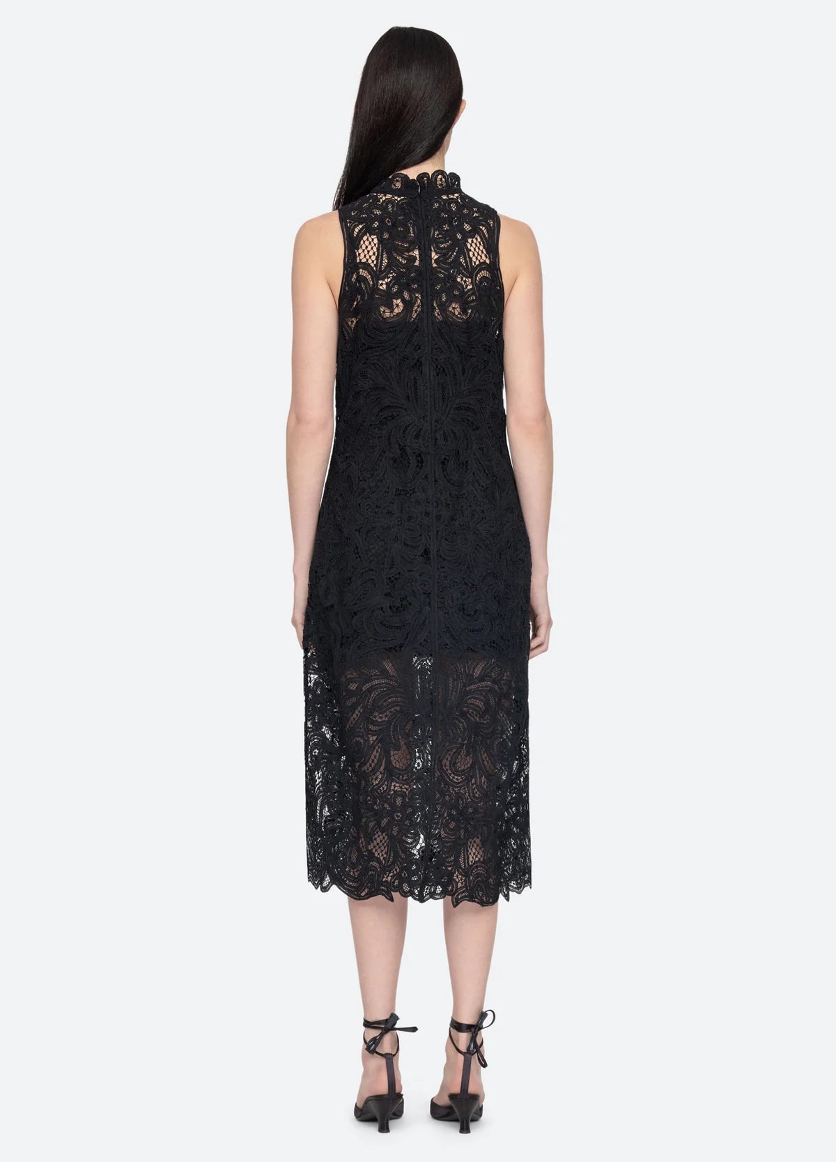 Branca Midi Dress for Women - Elegant Black Flowy Dress for Casual & Office Wear | Perfect for Work, Date Night & Special Occasions