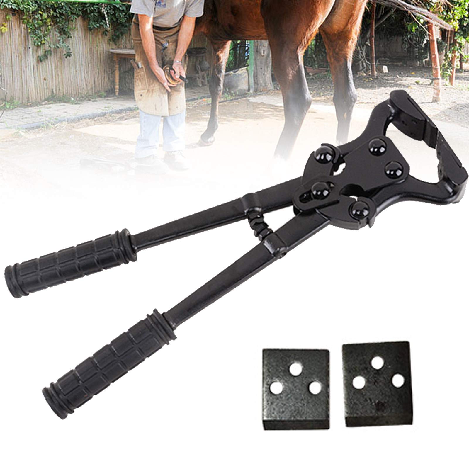 Professional Hoof Knife & Nipper Set for Horses - Farrier Tool with Extra Blade for Hoof Trimming, Shoeing & Equine Care | Ideal for Professional Farriers & Horse Owners