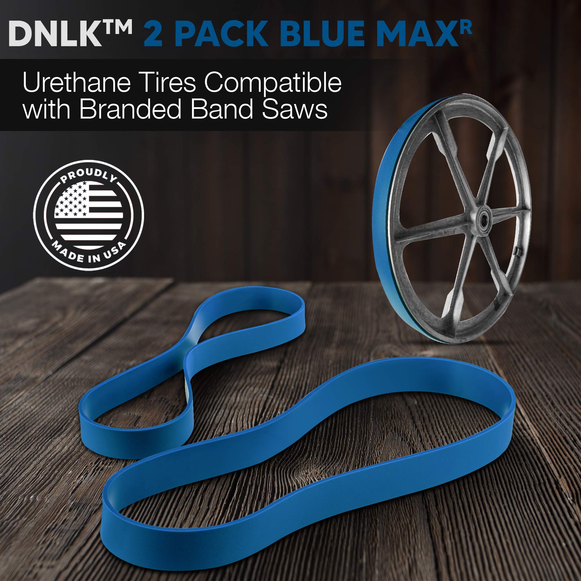 Laguna 16HD LT16 Urethane Band Saw Tires 2-Pack - Heavy Duty for Woodworking