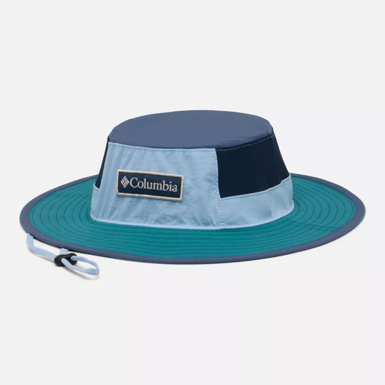 Columbia Ripple Blue/River Blue Youth Bora Bora II Booney Hat - Sun Protection for Kids Outdoor Activities, Hiking, and Beach Adventures