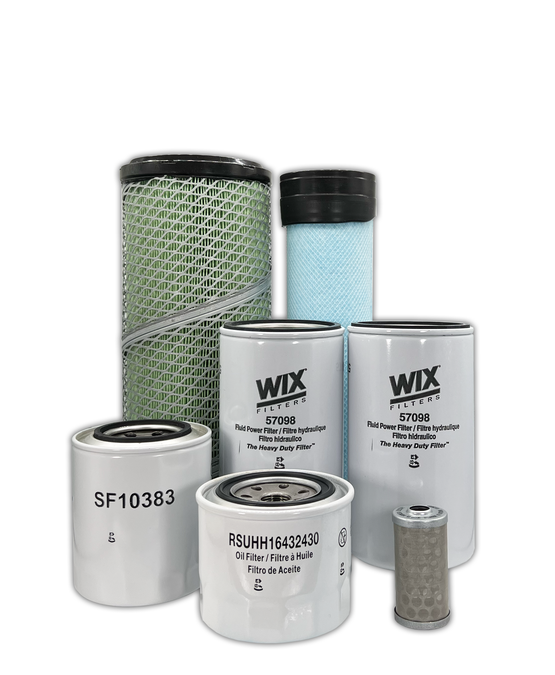 HERO® Maintenance Filter Kit for Kubota M5660SUH Tractor - Air, Oil & Fuel Filters Replacement Set | Perfect for Farm Equipment Maintenance & Tractor Servicing