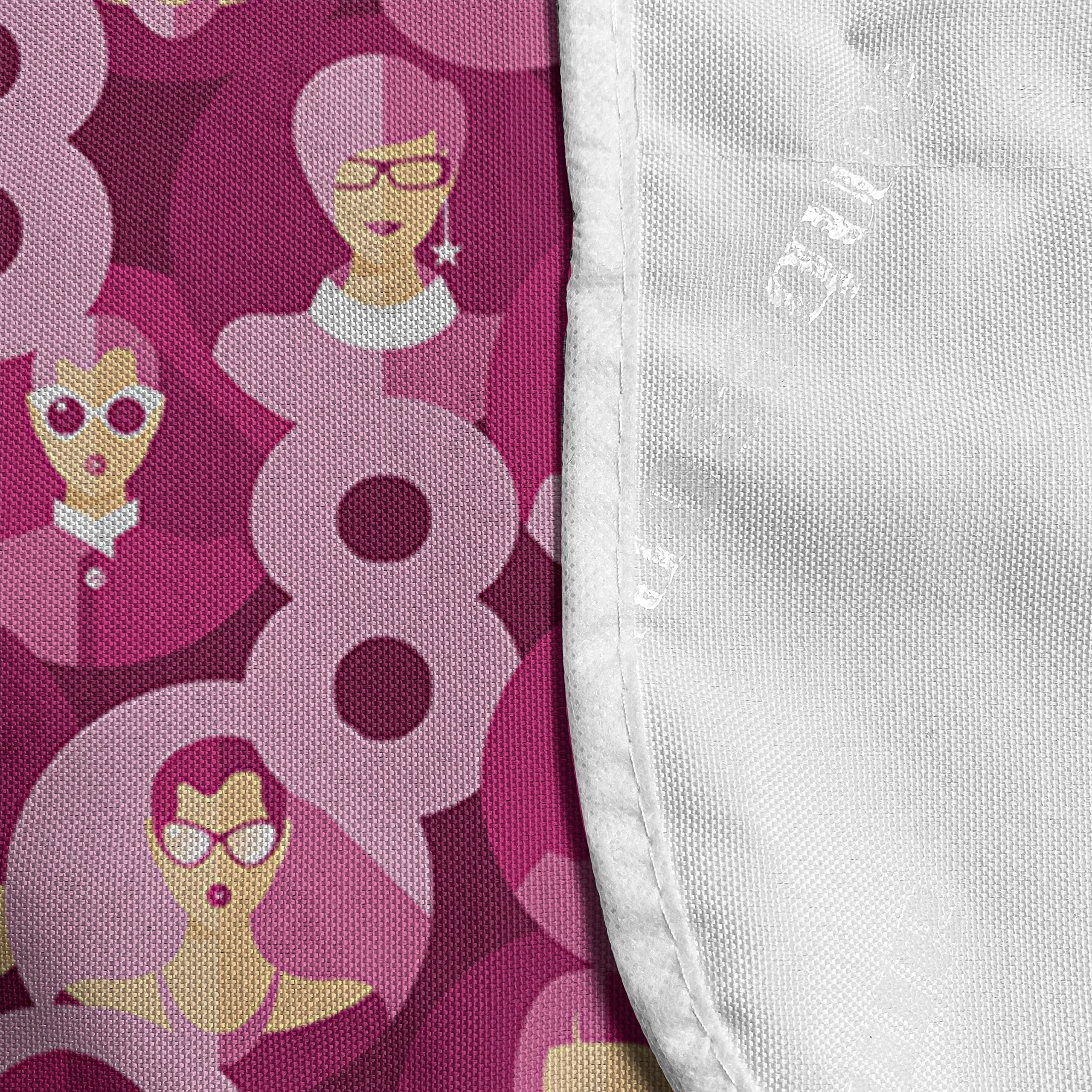 Ambesonne Women's Day Microwave Cover - Waterproof 36