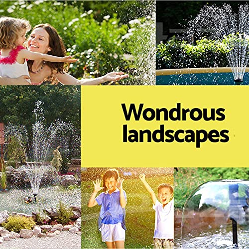 Solar Powered Submersible Water Pump for Garden, Pool, Pond, and Patio Decoration - 5M Cord - Ideal for Outdoor Water Features, Bird Baths, and Landscape Design