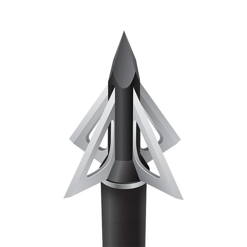 Slick Trick Standard Broadhead - 100 Grain Fixed Blade Broadheads for Hunting - Perfect for Deer, Elk, and Big Game Hunting | Durable & Accurate Archery Broadheads for Crossbows and Compound Bows