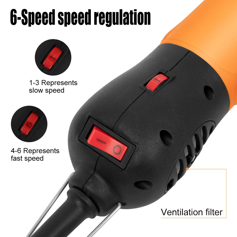 BEETRO 500W Professional Electric Horse Clippers - 6-Speed Animal Grooming Shears for Horses, Goats, Ponies & Cattle with Extra Blades - Perfect for Livestock Grooming, Show Preparation & Farm Maintenance